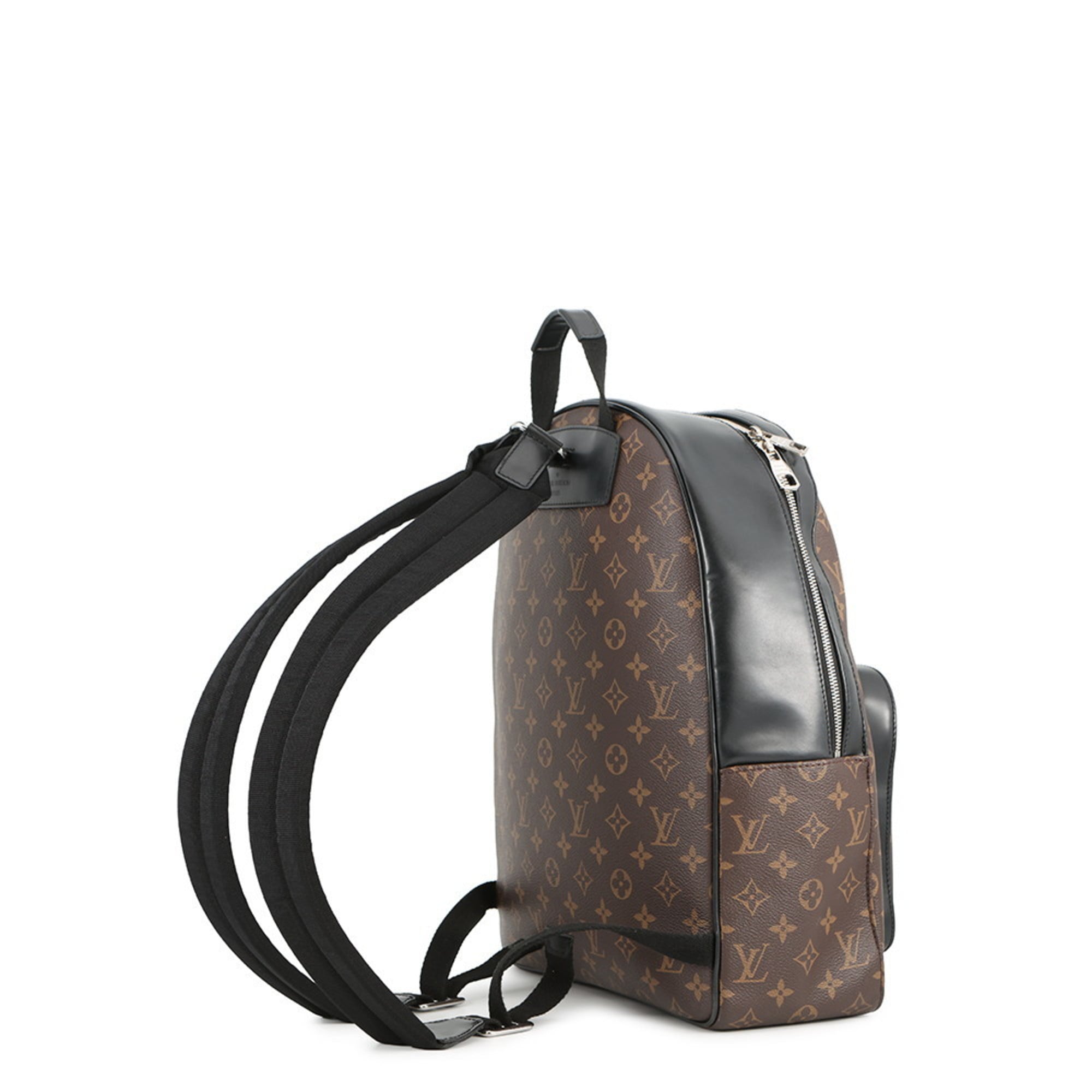 Louis Vuitton Monogram Macassar Black Brown Monogram Macassar Noir Backpack (Pre-Owned)