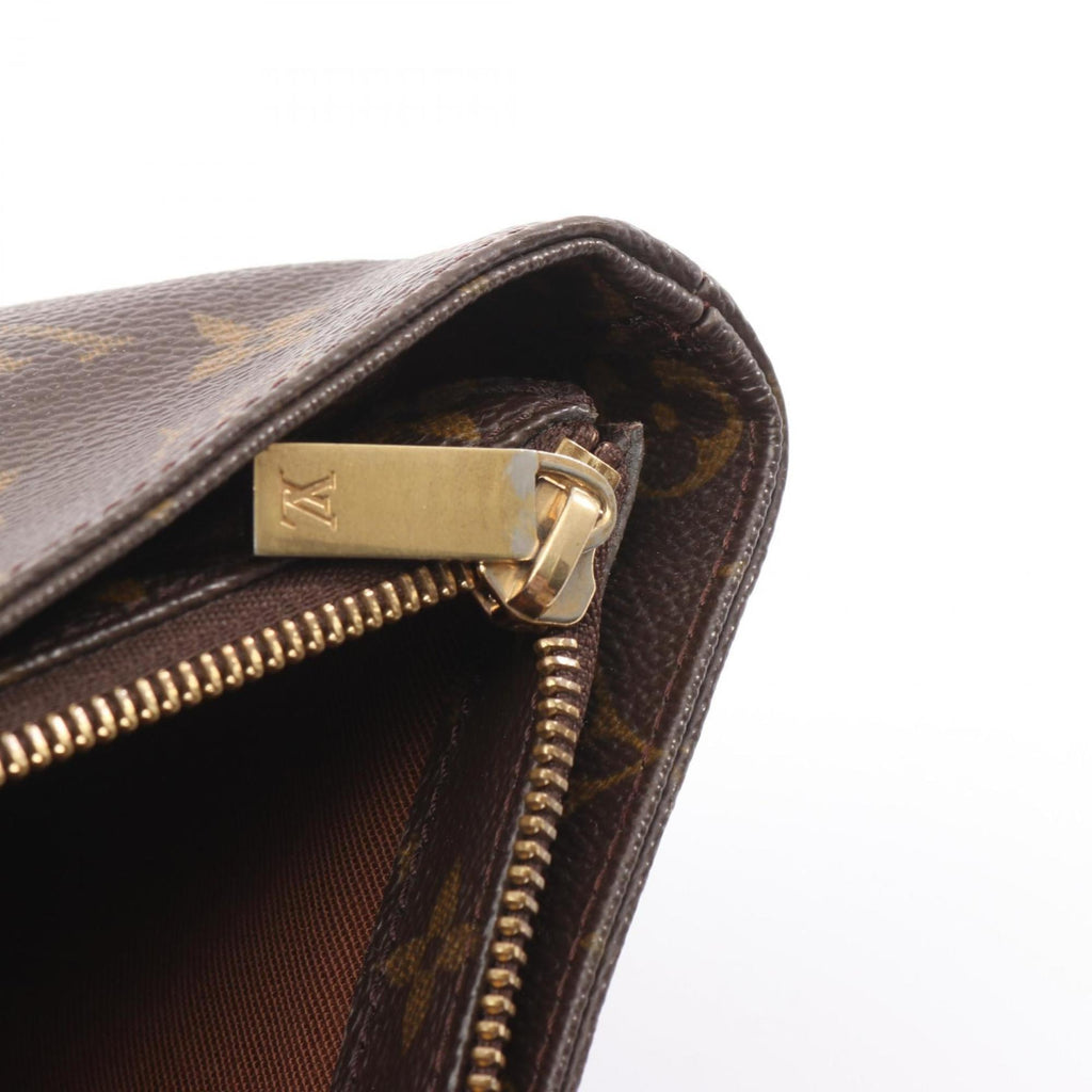 Louis Vuitton Brown Monogram Coated Canvas Leather Shoulder Bag (Pre-Owned)