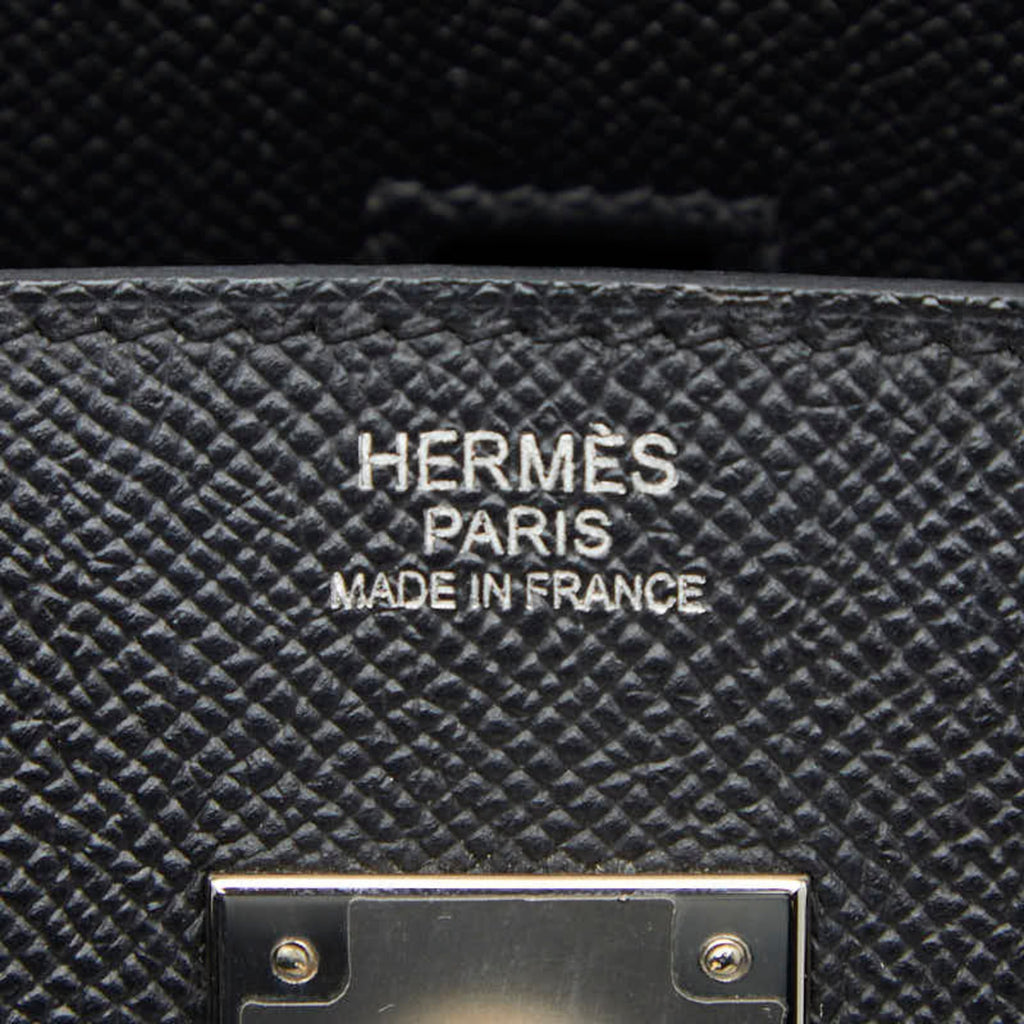 Hermes Black Epsom Leather Handbag (Pre-Owned)