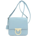 Salvatore Ferragamo Light Blue Leather Shoulder Bag (Pre-Owned)