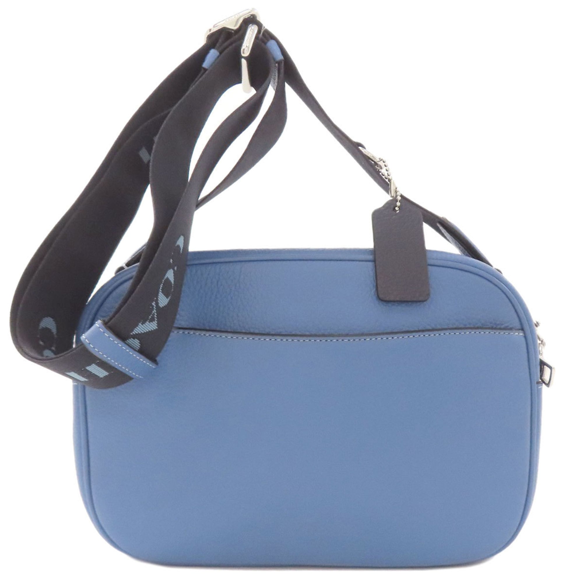 Coach Blue Leather Shoulder Bag (Pre-Owned)