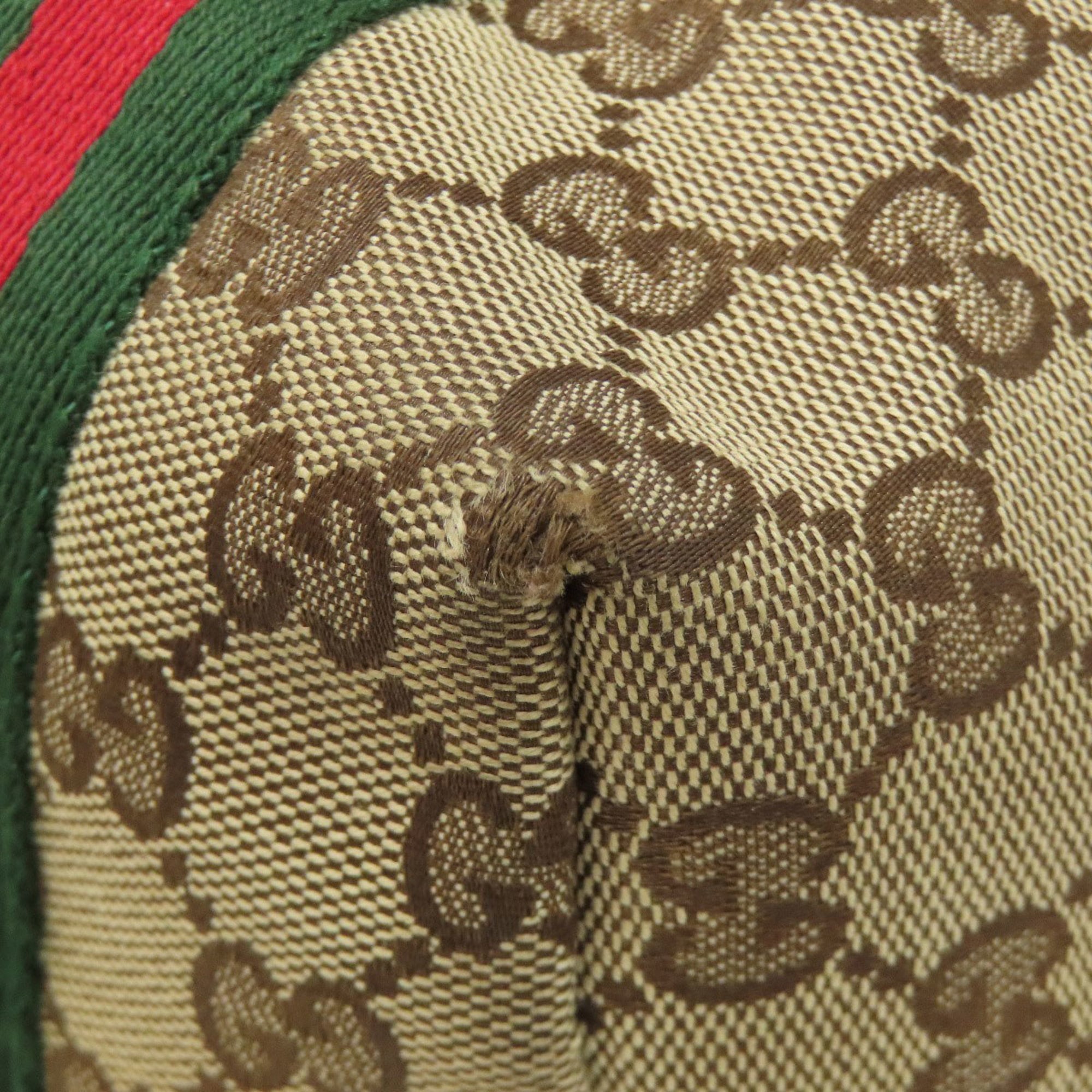 Gucci Brown Canvas Tote Bag (Pre-Owned)