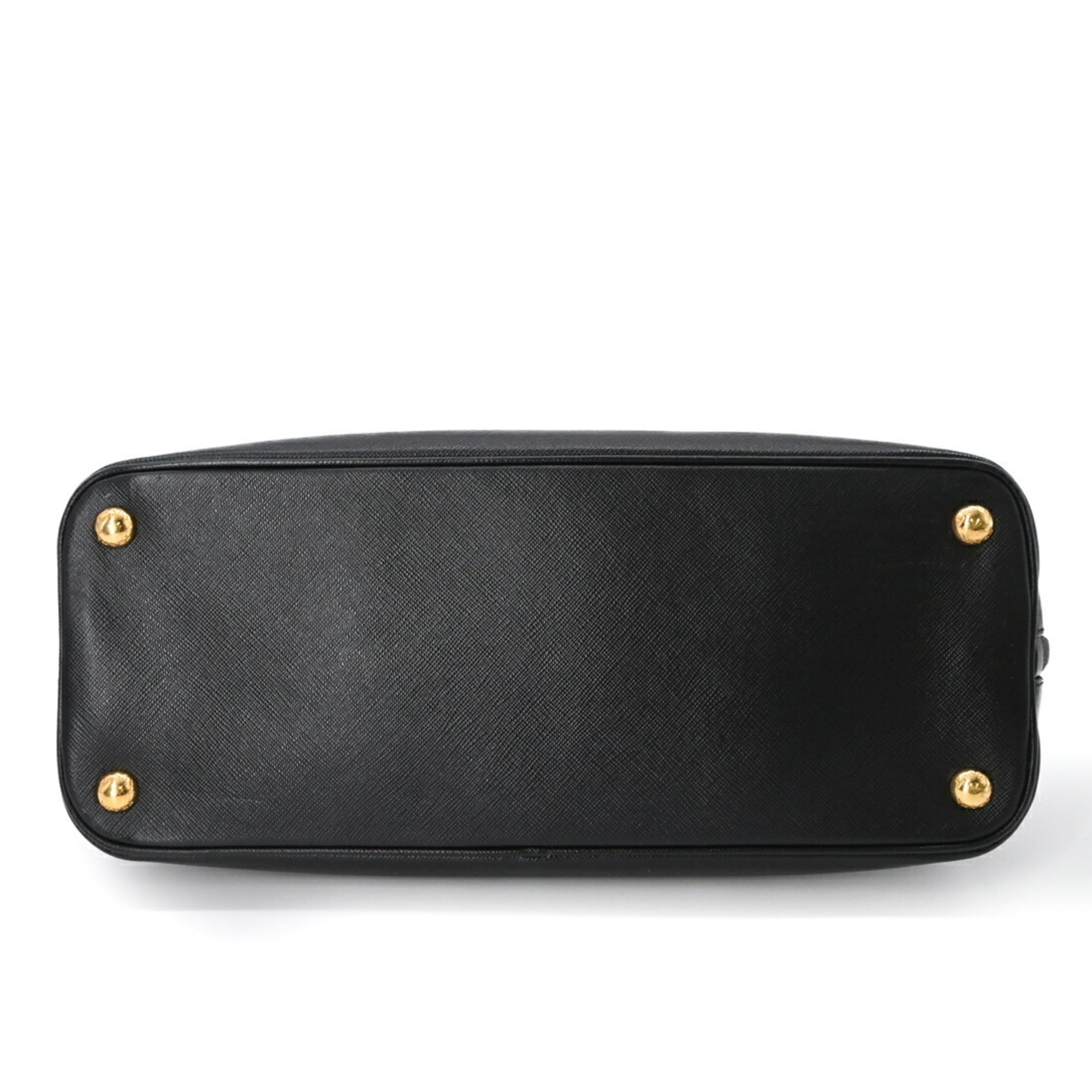 Prada Black Saffiano Triangle Handbag (Pre-Owned)