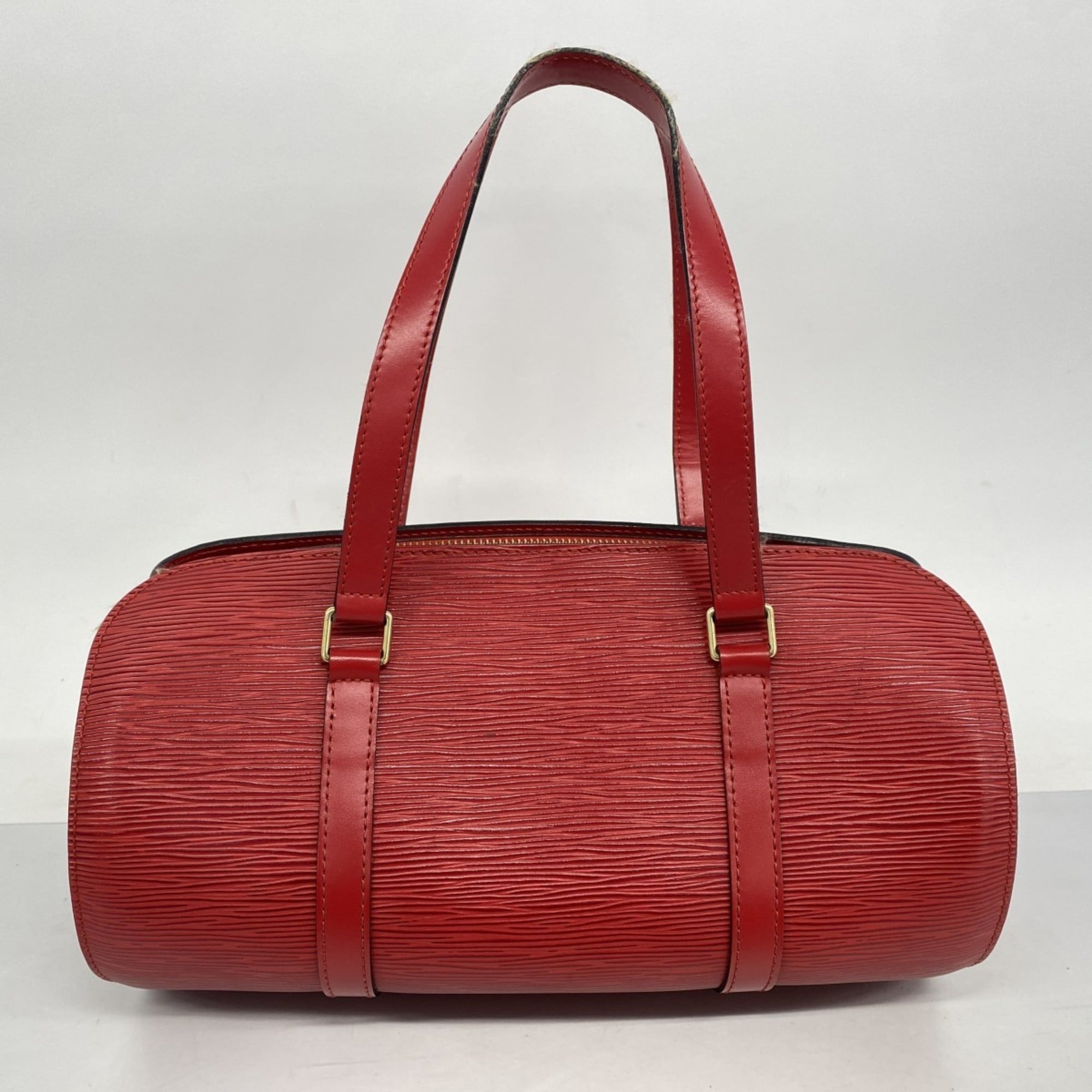 Louis Vuitton Castilian Red Handbag (Pre-Owned)