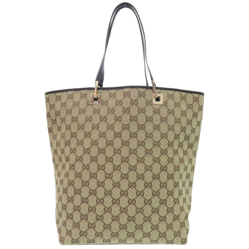 Gucci Beige Gg Canvas Tote Bag (Pre-Owned)