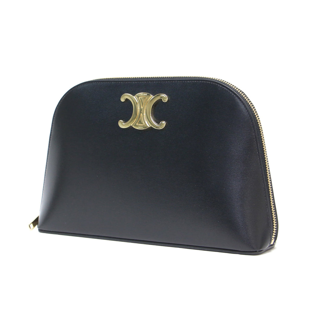 Celine Black Leather Pouch (Pre-Owned)