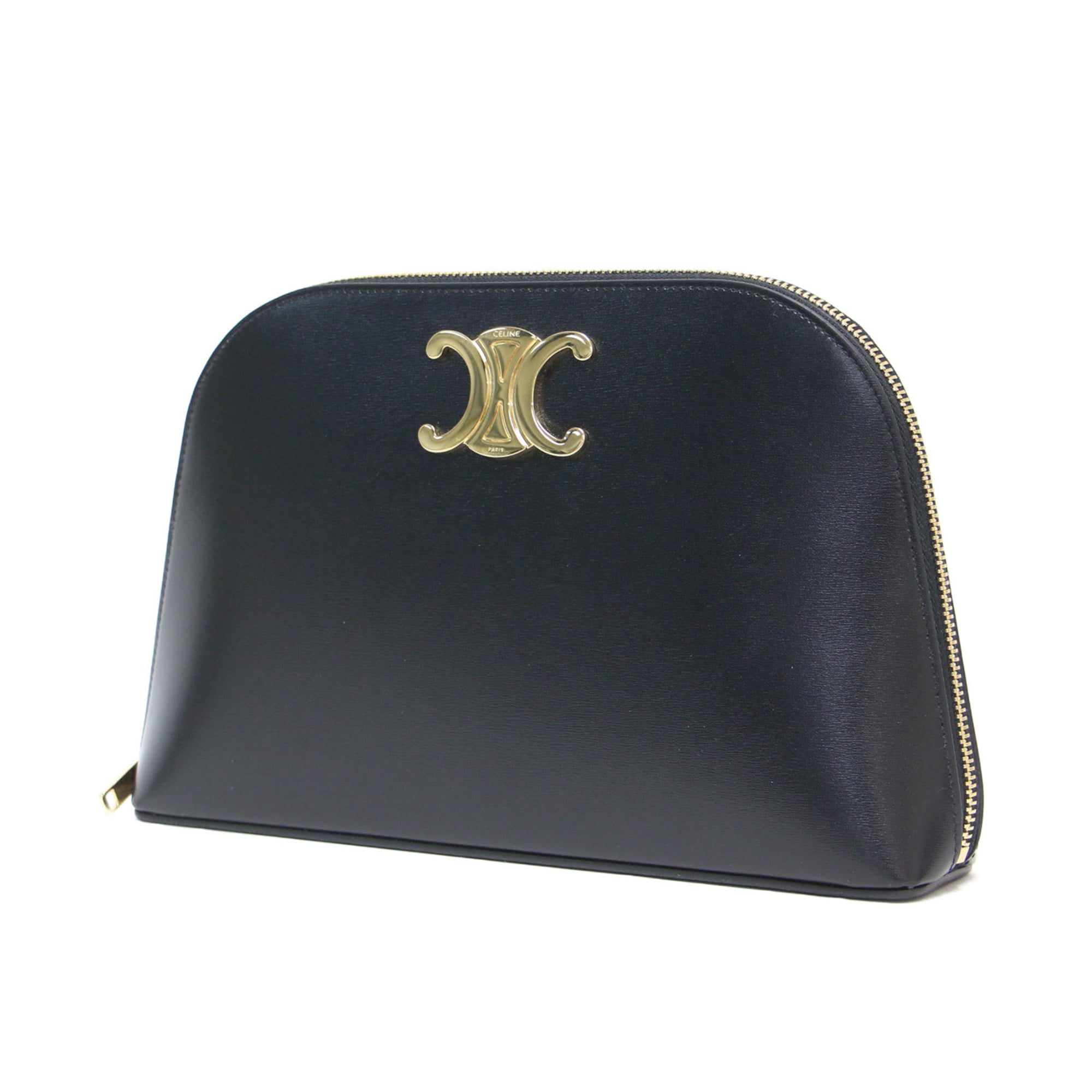 Celine Black Leather Pouch (Pre-Owned)