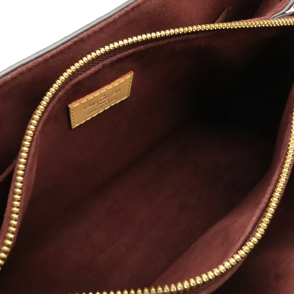 Louis Vuitton Monogram Brown Monogram Leather Handbag Shoulder Bag (Pre-Owned)