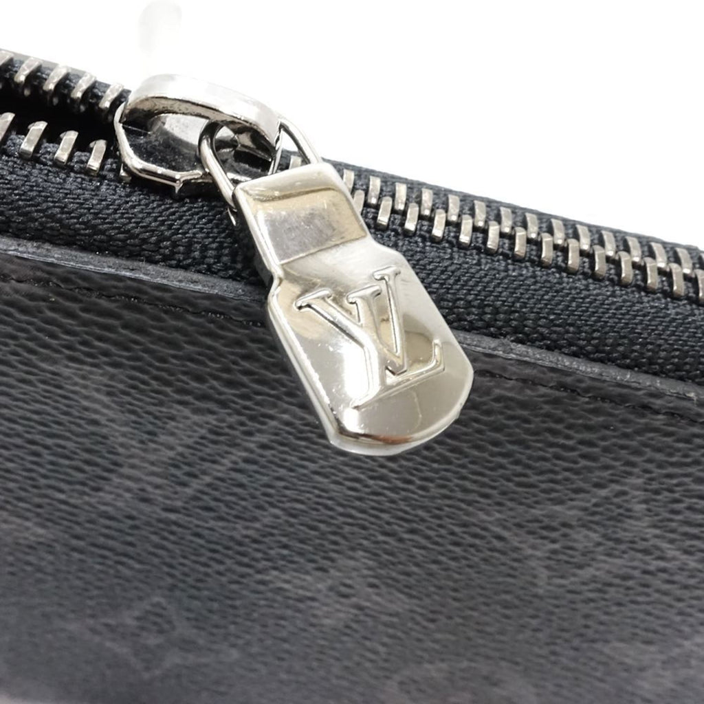 Louis Vuitton Monogram Eclipse Monogram Eclipse Noir Monogram Eclipse Long Wallet (Bi-Fold) (Pre-Owned)