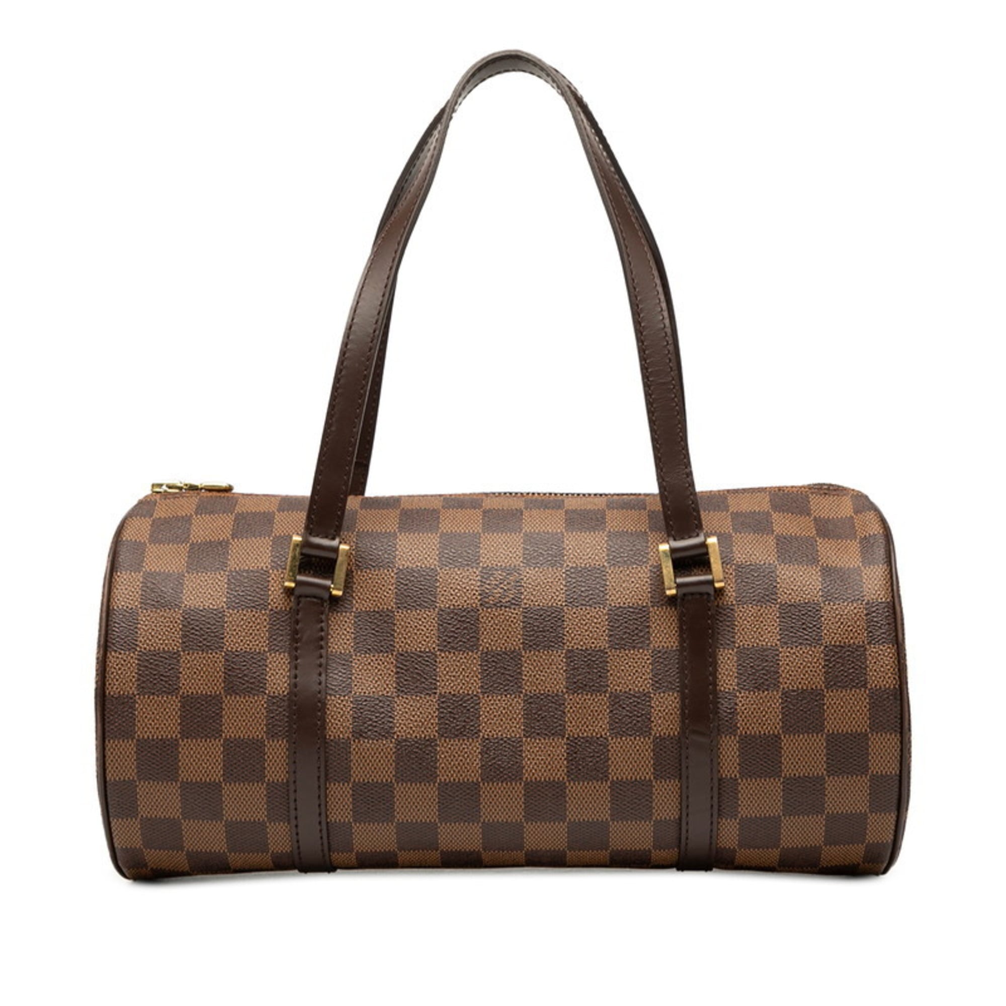 Louis Vuitton Brown Pvc Leather Handbag (Pre-Owned)