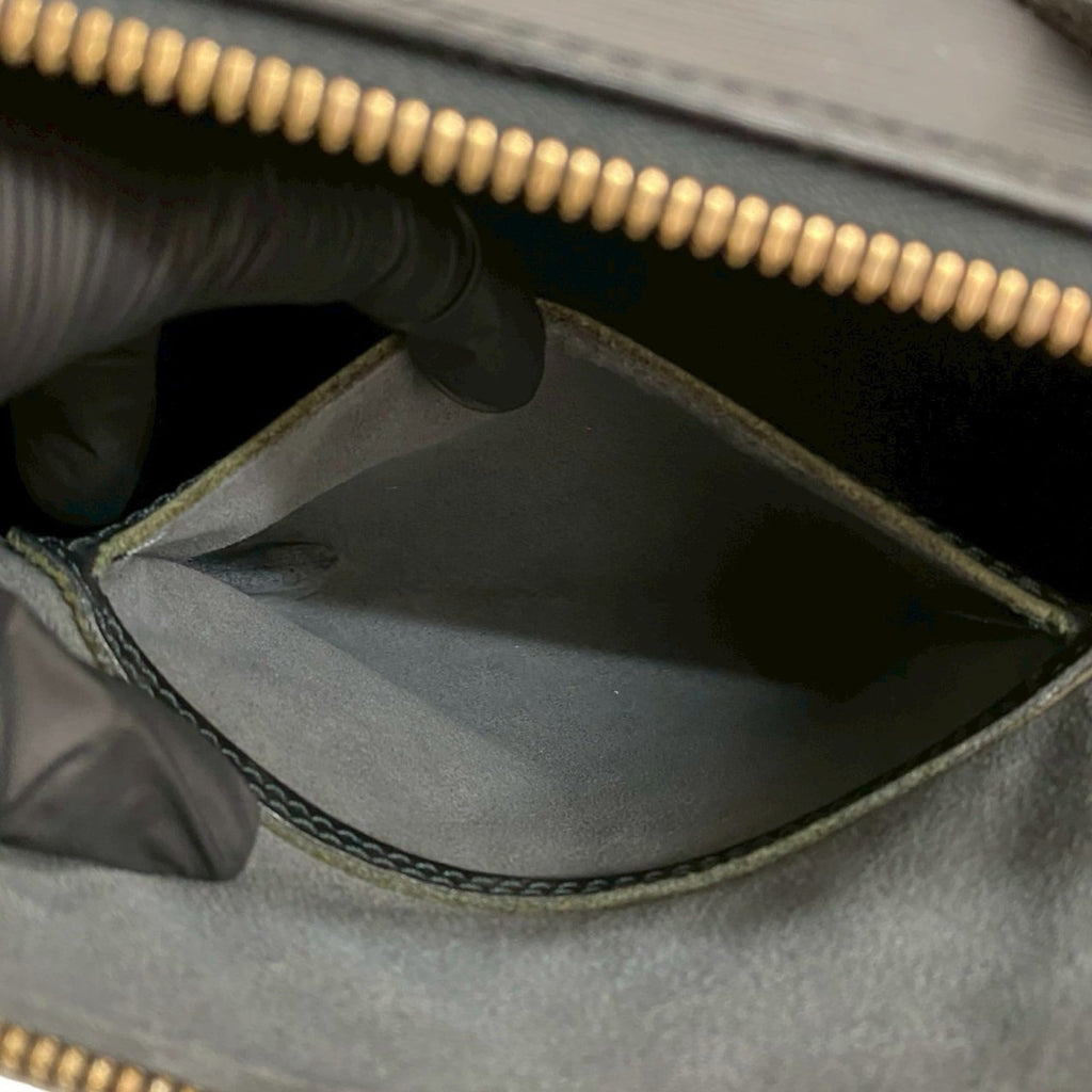Louis Vuitton Black Epi Leather Boston Bag Handbag (Pre-Owned)