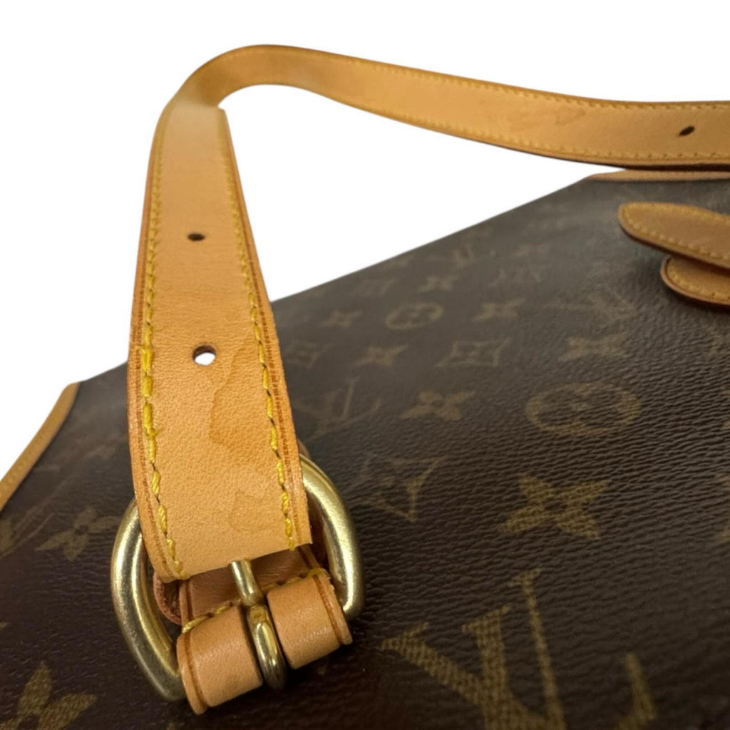 Louis Vuitton Brown Monogram Canvas Shoulder Bag (Pre-Owned)