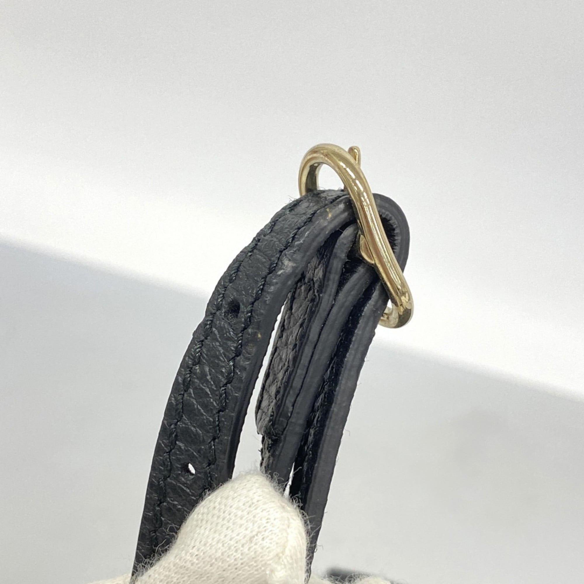 Gucci Black Leather Handbag (Pre-Owned)