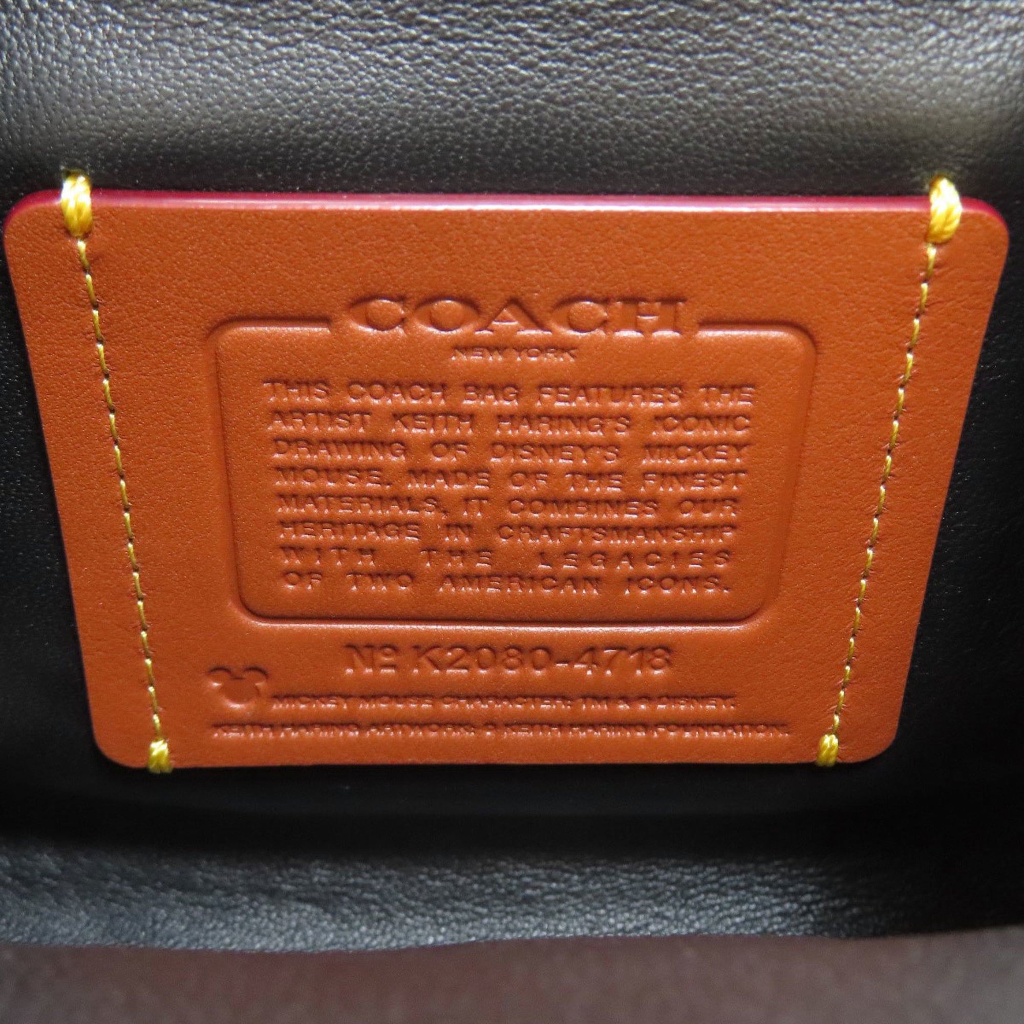 Coach Yellow Leather Shoulder Bag (Pre-Owned)