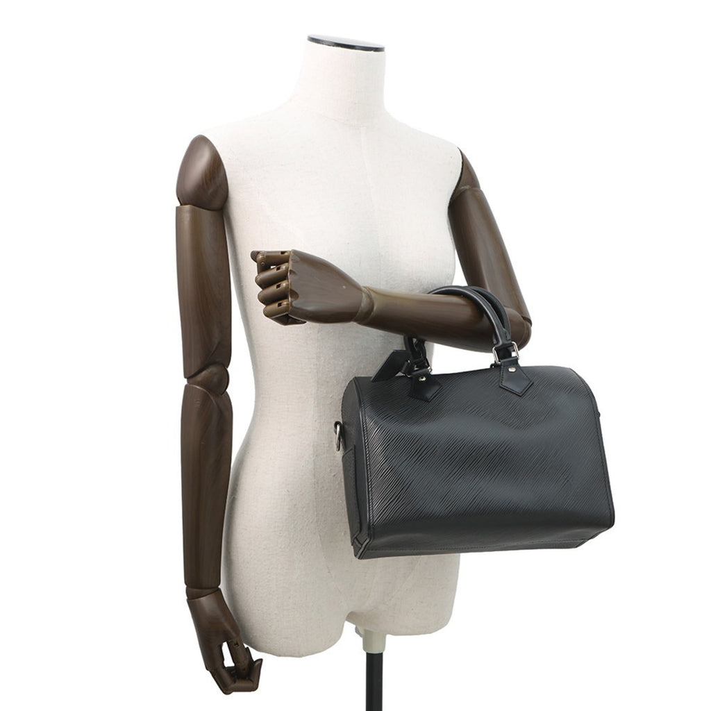 Louis Vuitton Black Noir Epi Leather Handbag (Pre-Owned)