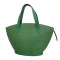 Louis Vuitton Borneo Green Handbag (Pre-Owned)