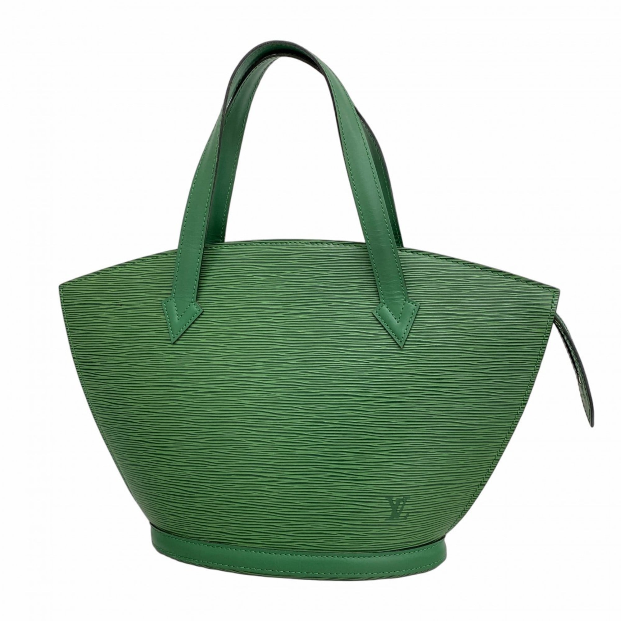 Louis Vuitton Borneo Green Handbag (Pre-Owned)