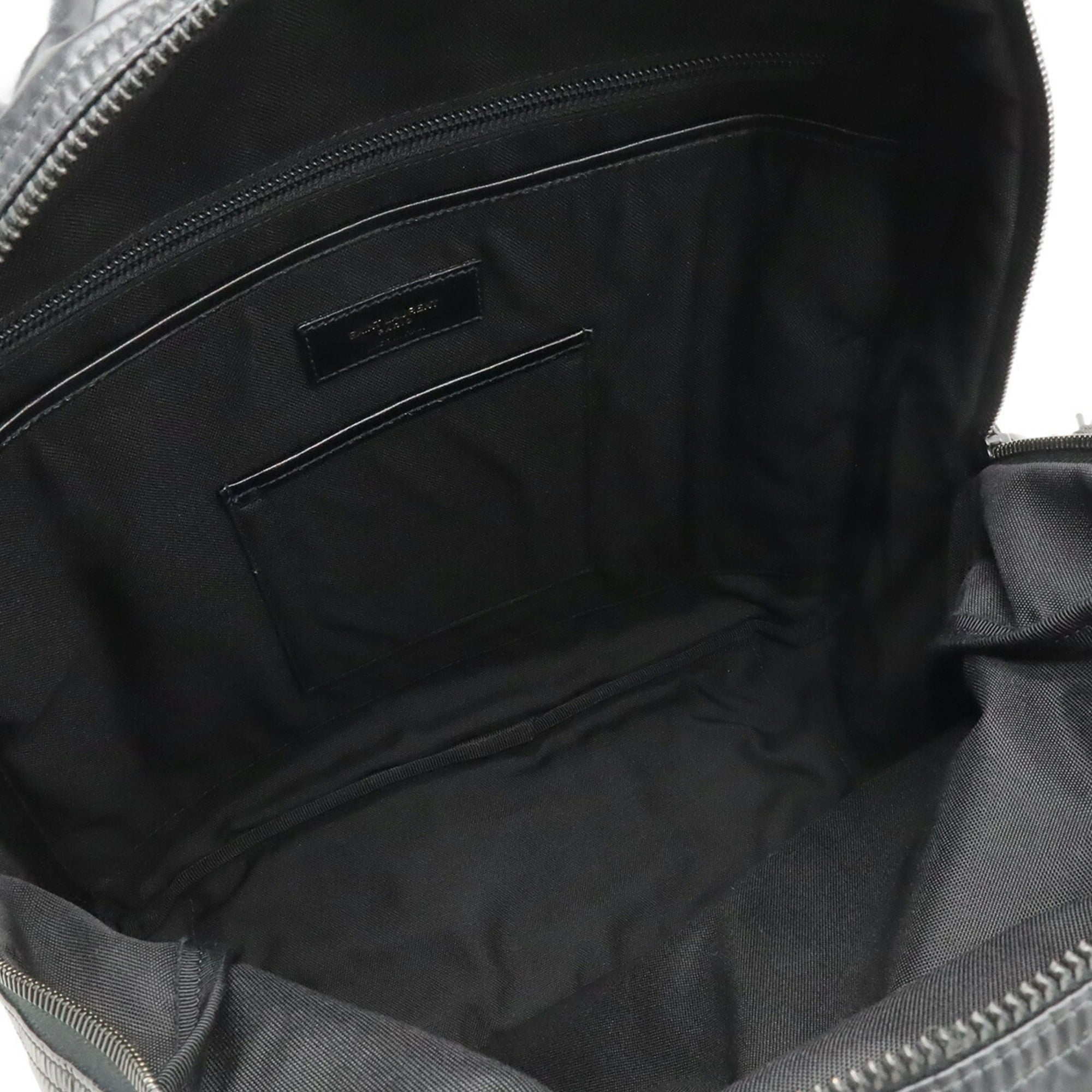 Yves Saint Laurent Black Nylon Backpack (Pre-Owned)