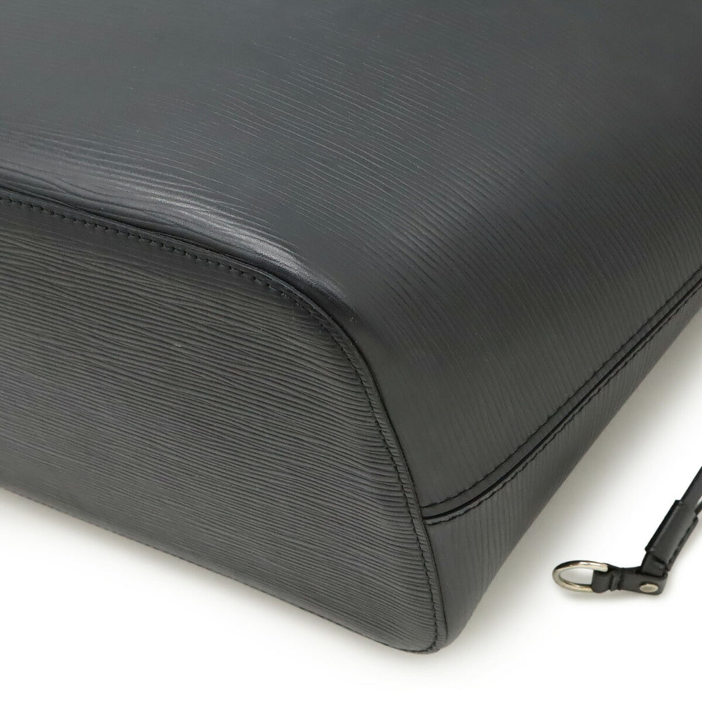 Louis Vuitton Black Noir Epi Leather Pouch Shoulder Bag Tote Bag (Pre-Owned)