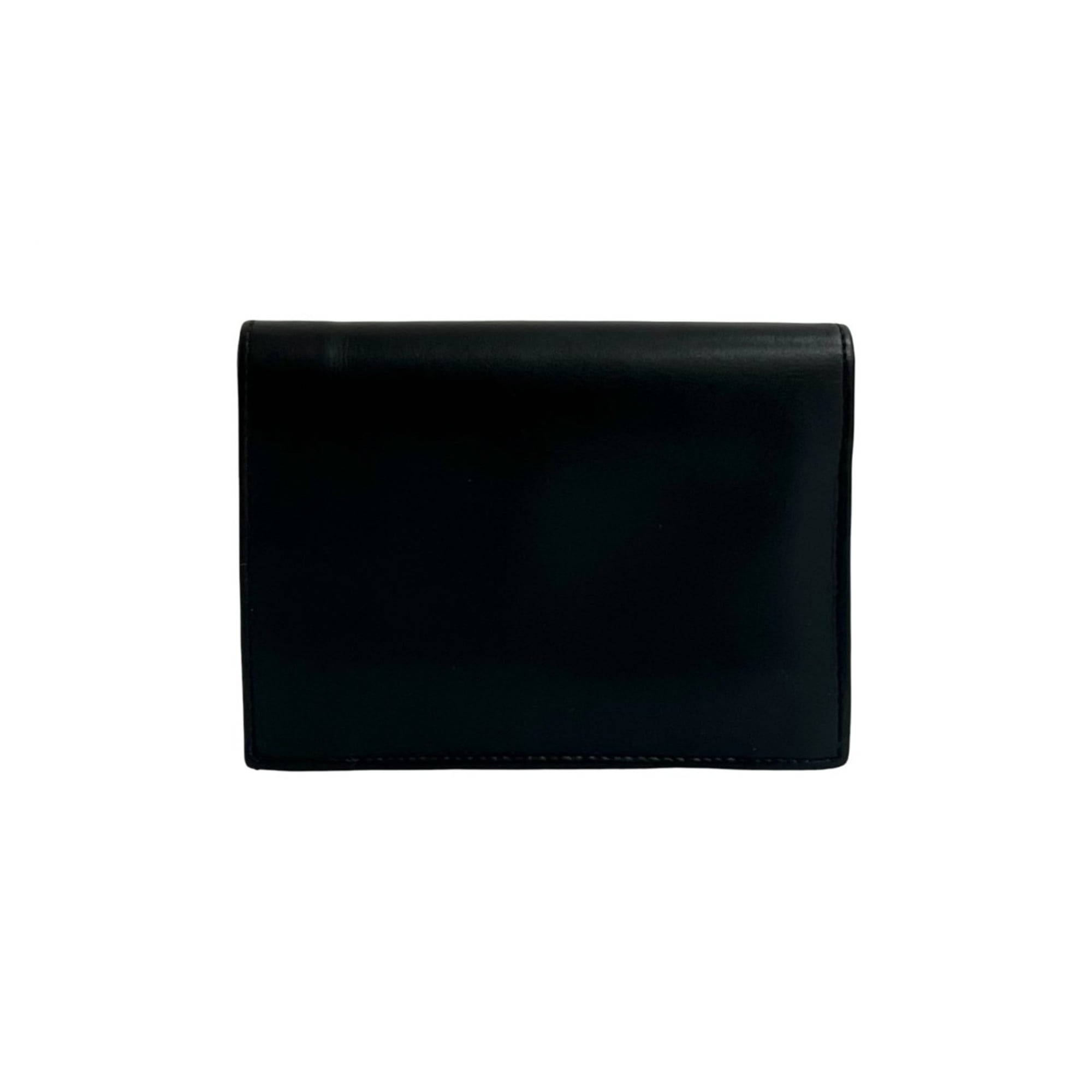 Prada Black Leather Wallet (Bi-Fold) (Pre-Owned)