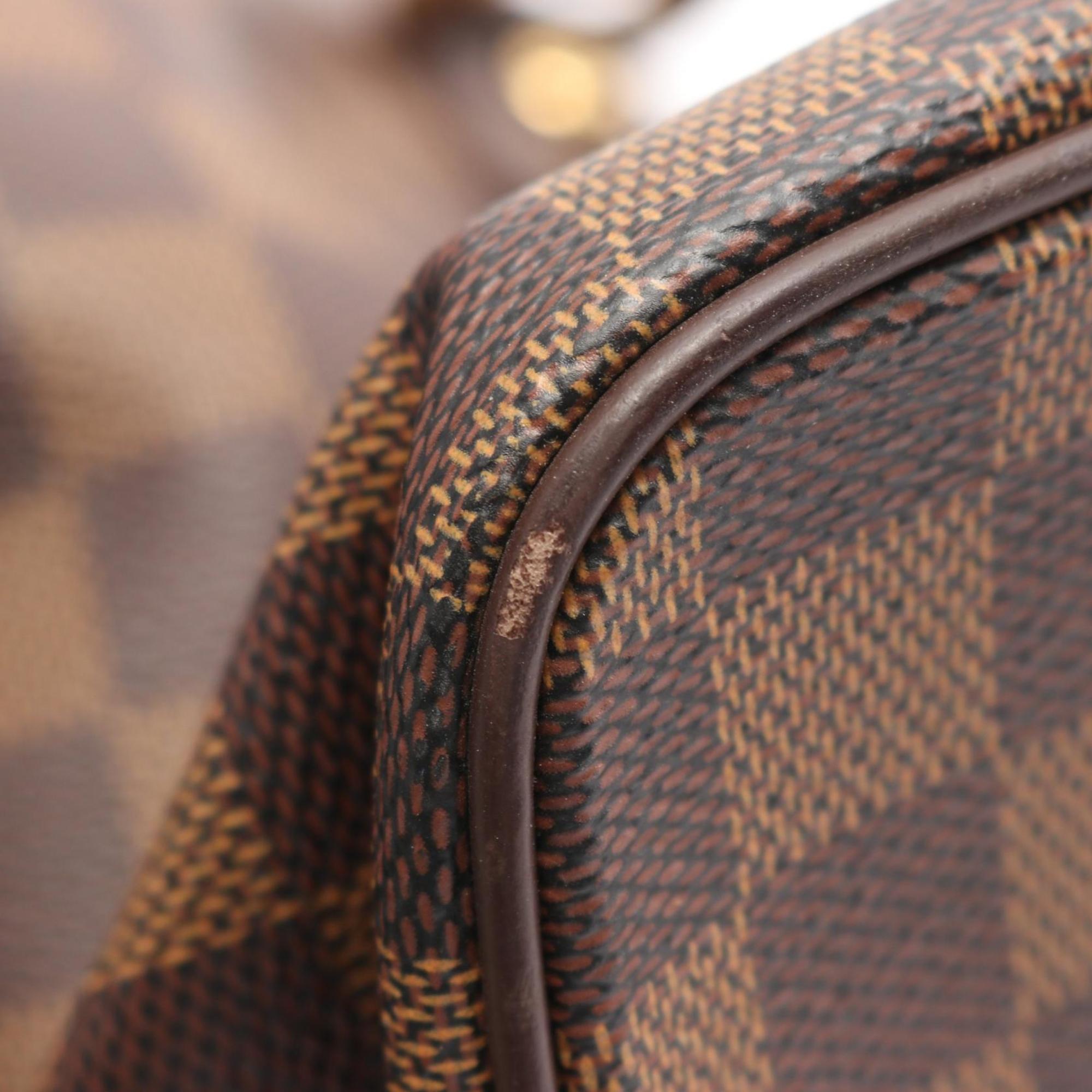 Louis Vuitton Brown Coated Canvas Damier Canvas Pvc Leather Tote Bag (Pre-Owned)