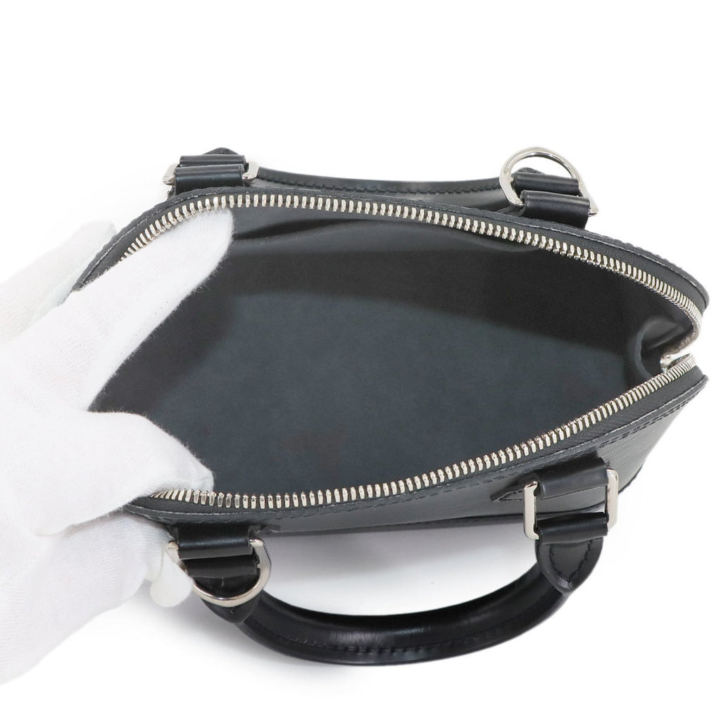Louis Vuitton Noir Epi Leather Handbag Shoulder Bag (Pre-Owned)