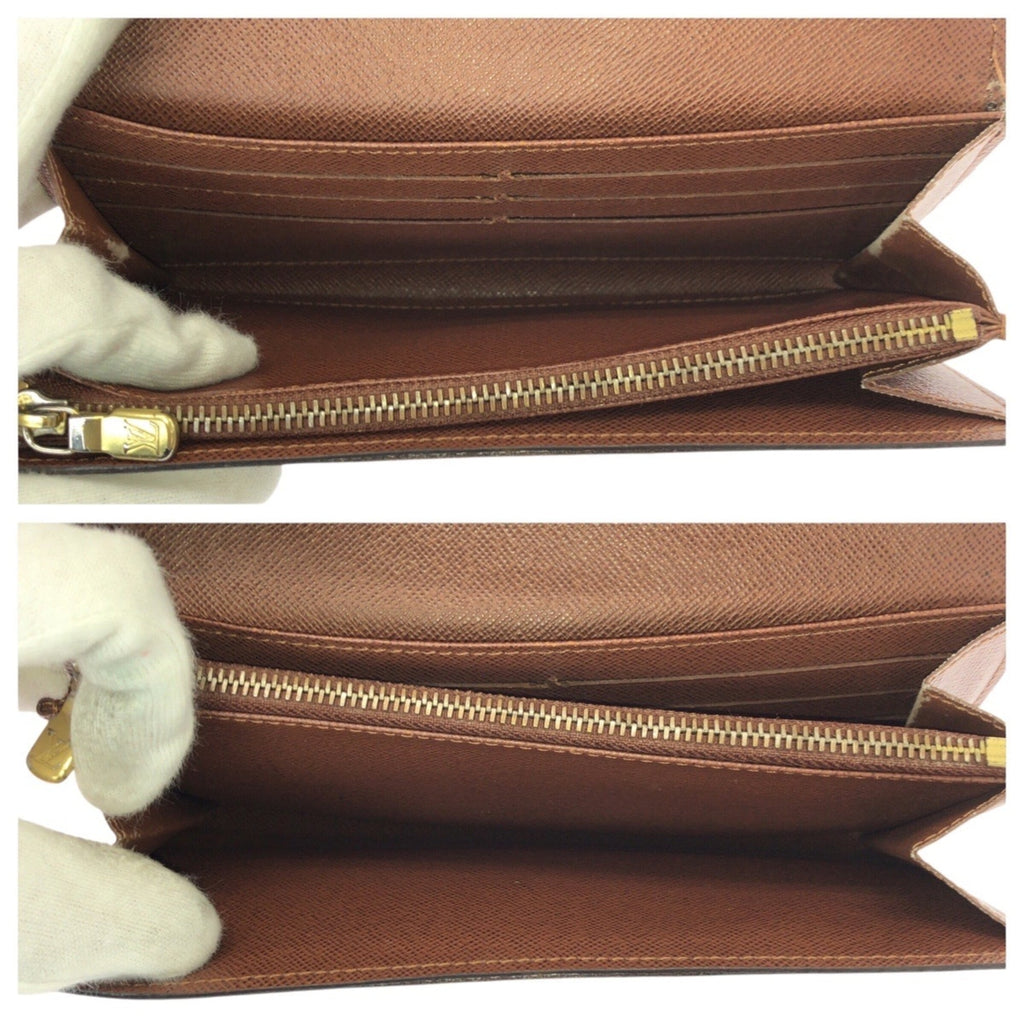 Louis Vuitton Brown Monogram Monogram Long Wallet (Bi-Fold) (Pre-Owned)