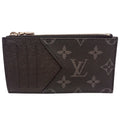 Louis Vuitton Noir Monogram Canvas Taiga Leather Leather Coin Purse/Coin Case (Pre-Owned)