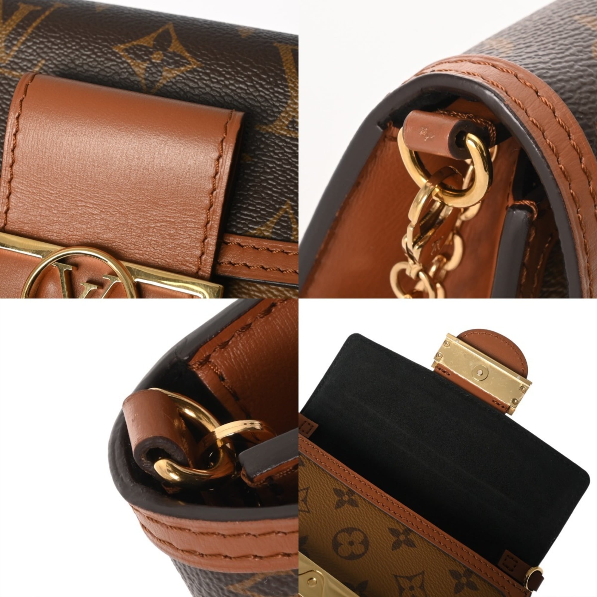 Louis Vuitton Brown Monogram Canvas Shoulder Bag (Pre-Owned)