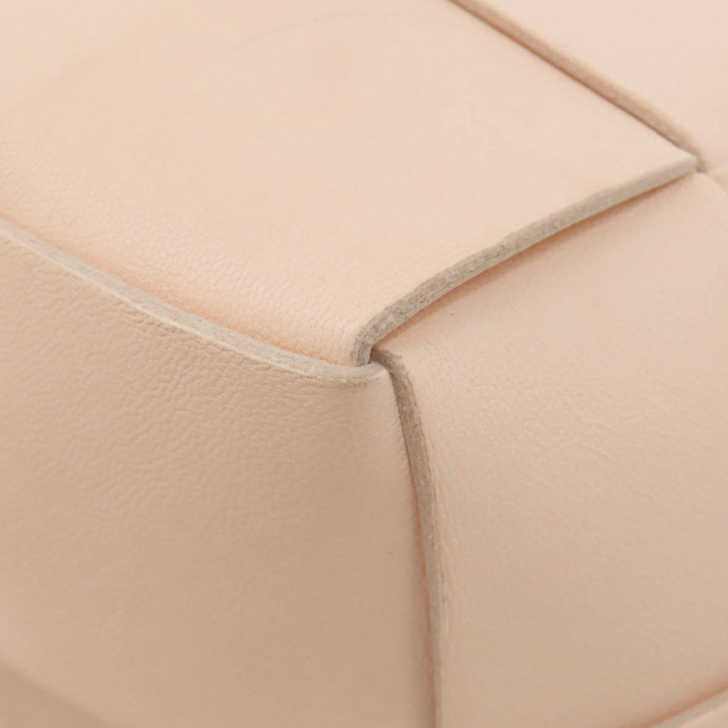 Bottega Veneta Pink Beige Leather Shoulder Bag (Pre-Owned)
