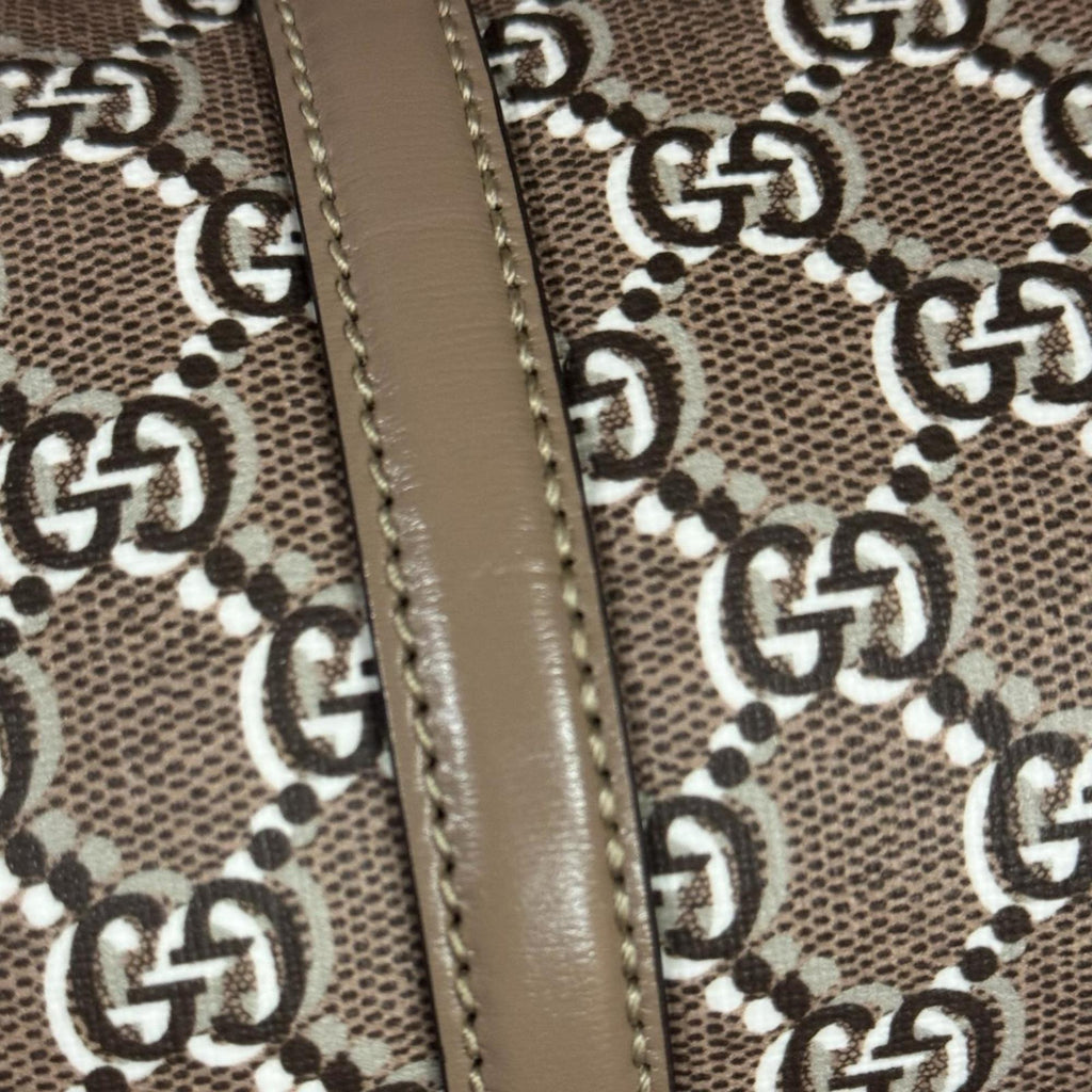 Gucci Brown Pvc Leather Shoulder Bag (Pre-Owned)