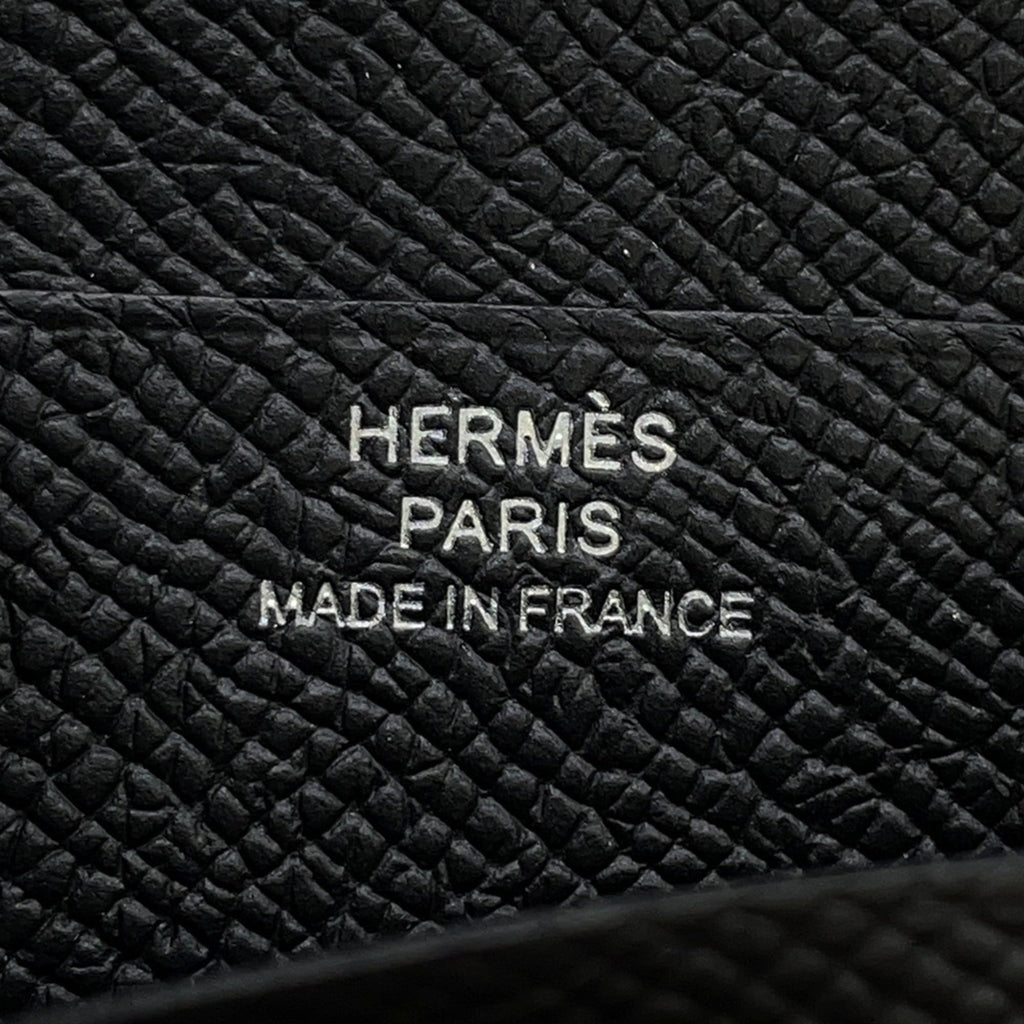 Hermes Black Epsom Leather Wallet (Bi-Fold) (Pre-Owned)