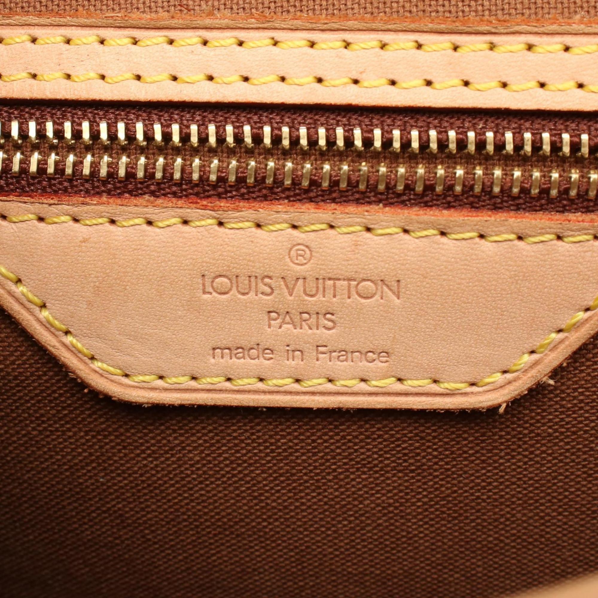 Louis Vuitton Brown Coated Canvas Pvc Leather Monogram Shoulder Bag (Pre-Owned)