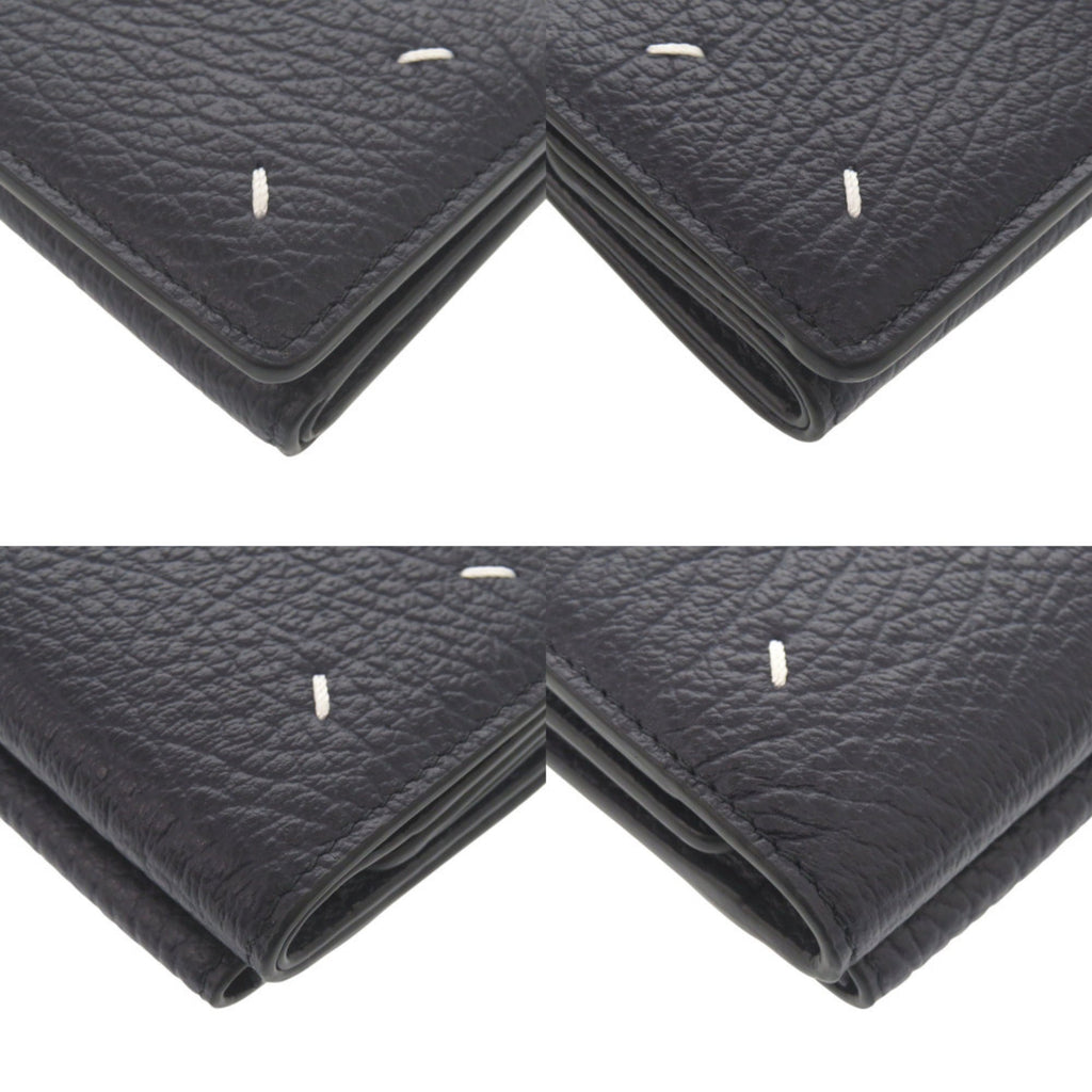 Maison Margiela Navy Leather Wallet (Tri-Fold) (Pre-Owned)