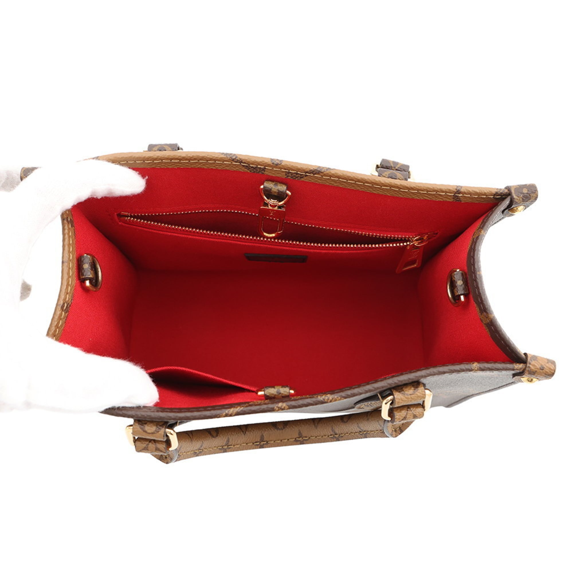 Louis Vuitton Monogram Reverse Monogram Monogram Reverse Red Color Monogram Reverse Monogram Handbag Shoulder Bag (Pre-Owned)
