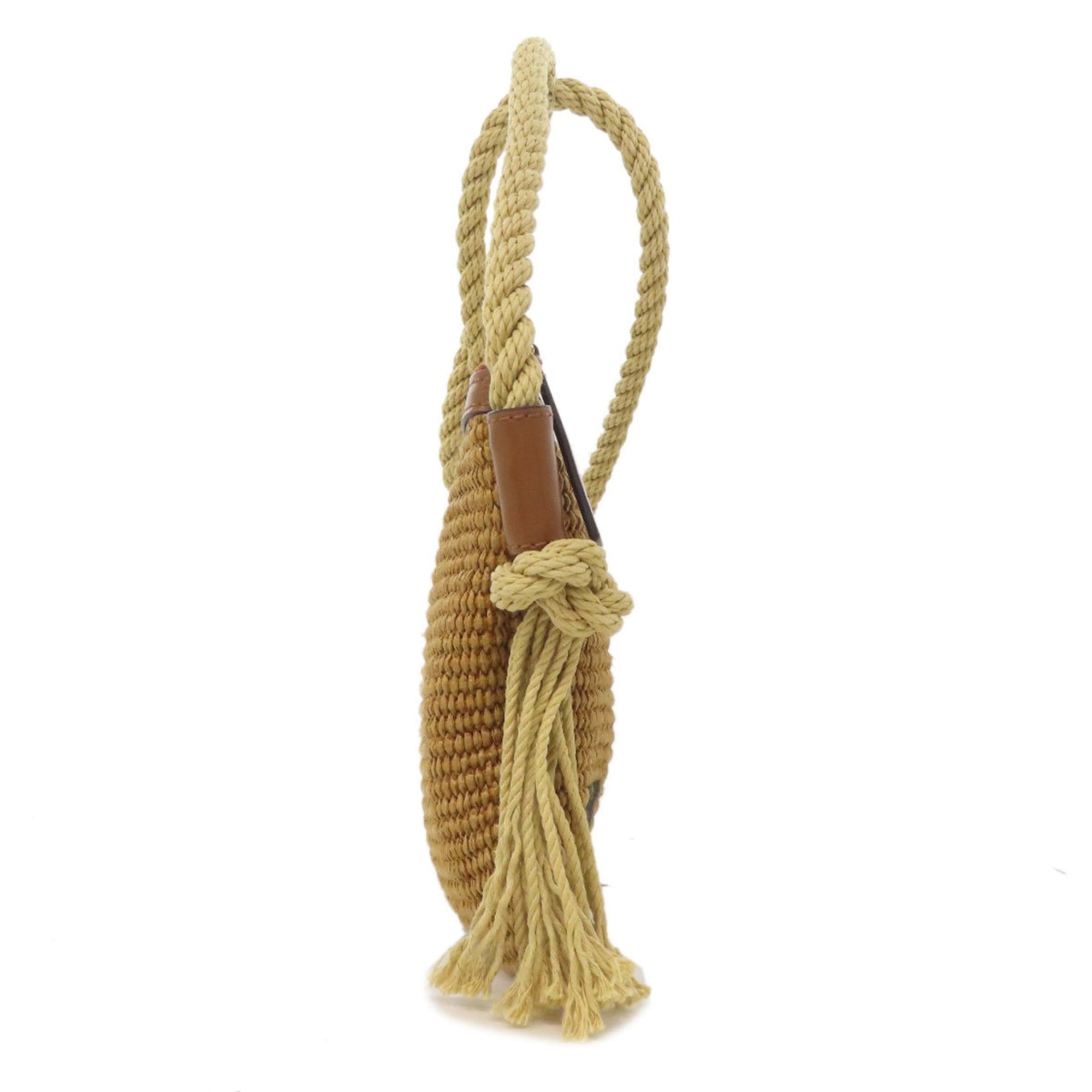 Marni Brown Raffia Shoulder Bag (Pre-Owned)