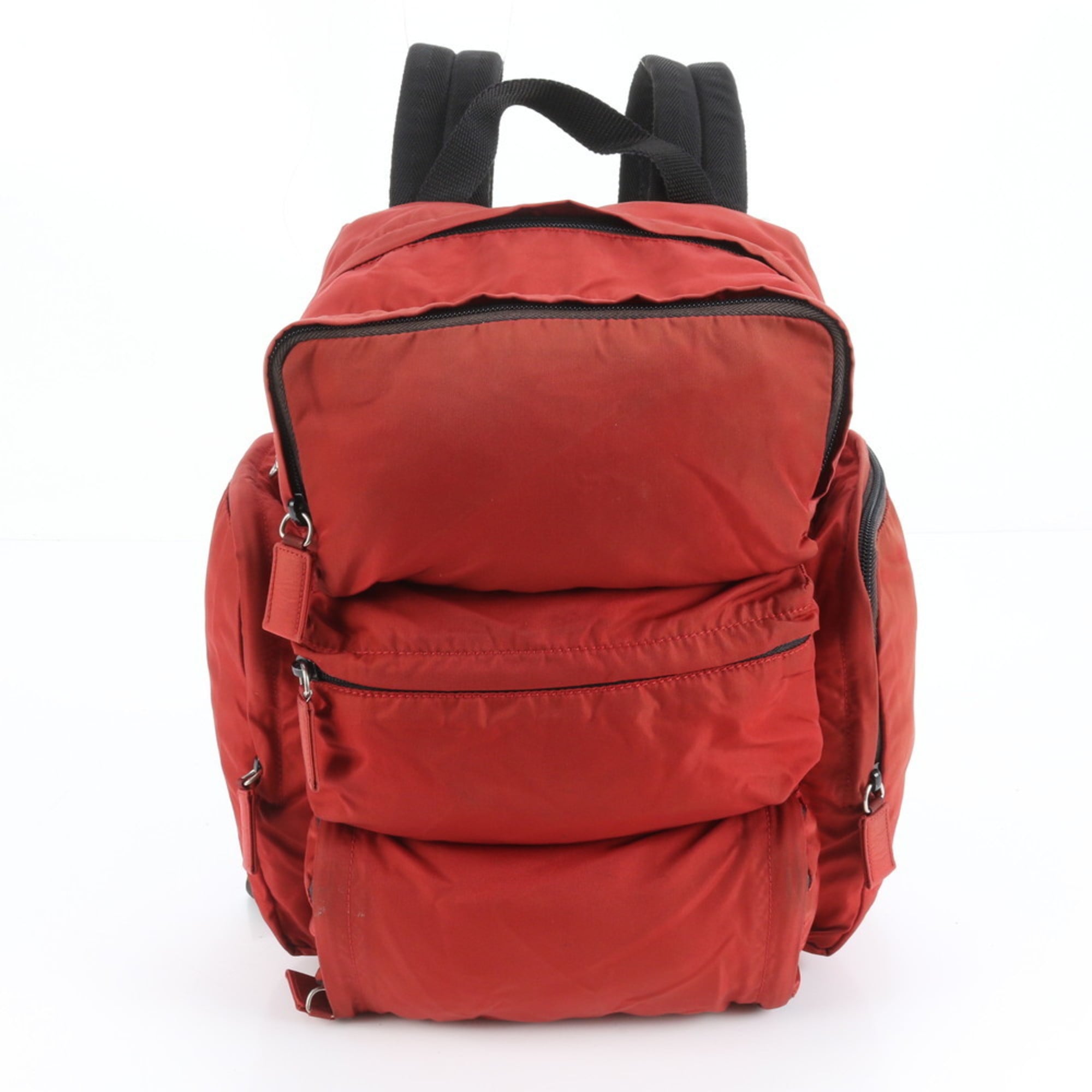 Prada Red Color Backpack (Pre-Owned)