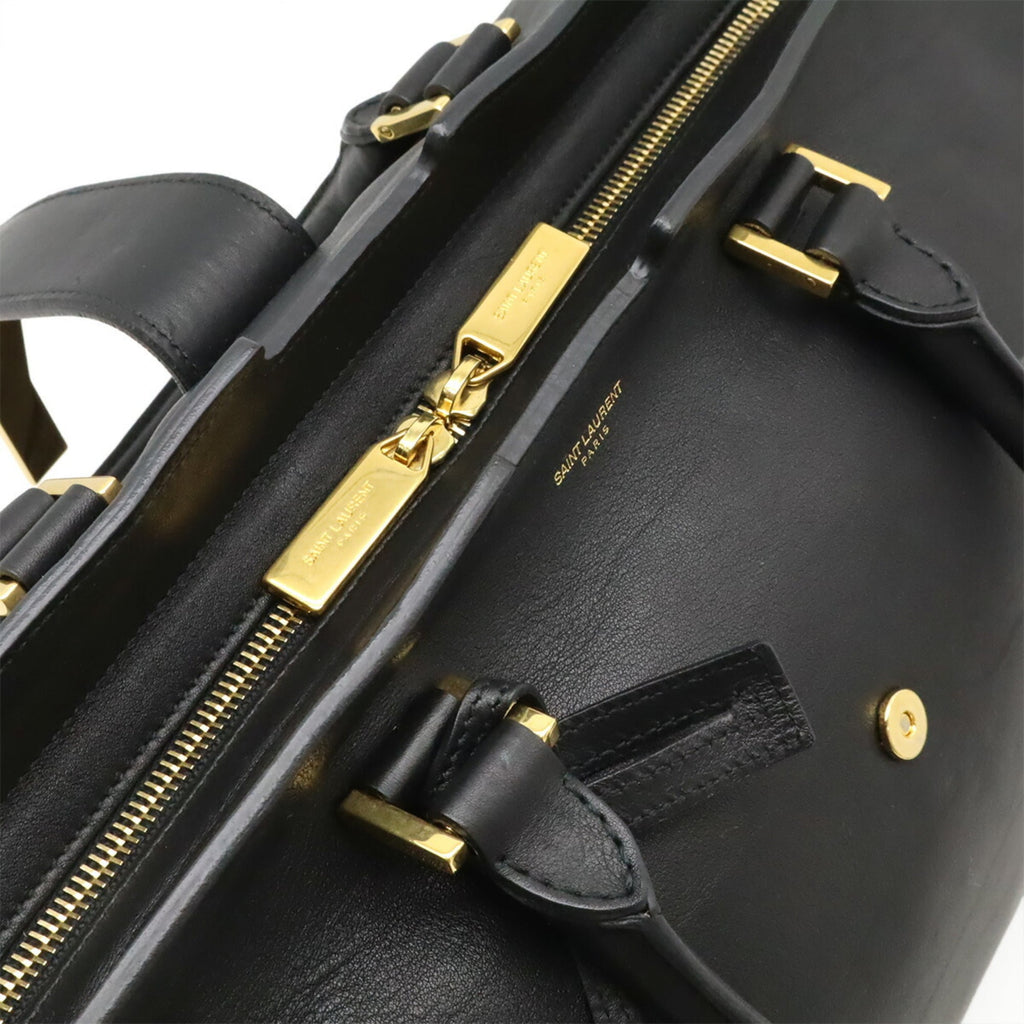 Yves Saint Laurent Black Leather Handbag (Pre-Owned)