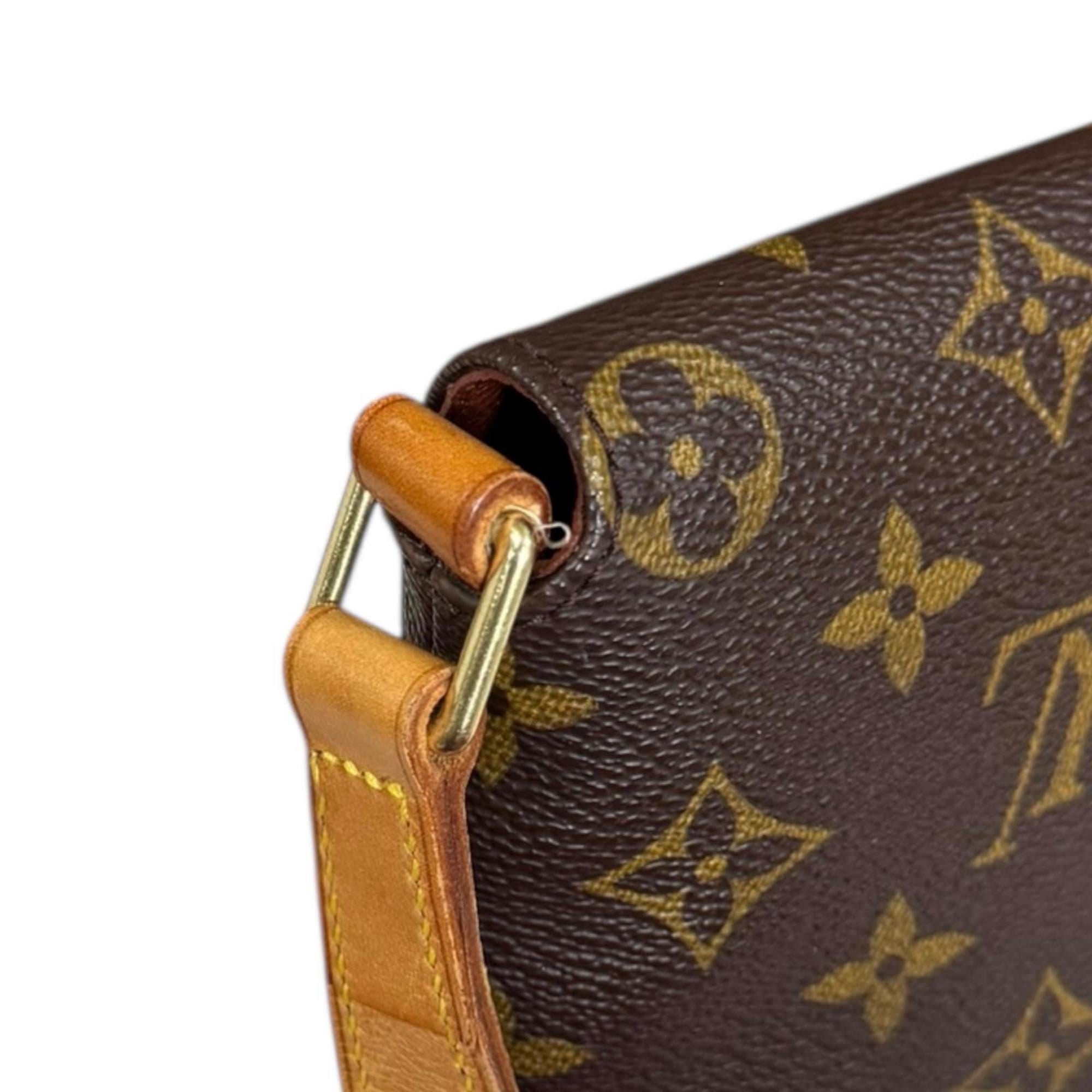 Louis Vuitton Brown Monogram Canvas Shoulder Bag (Pre-Owned)