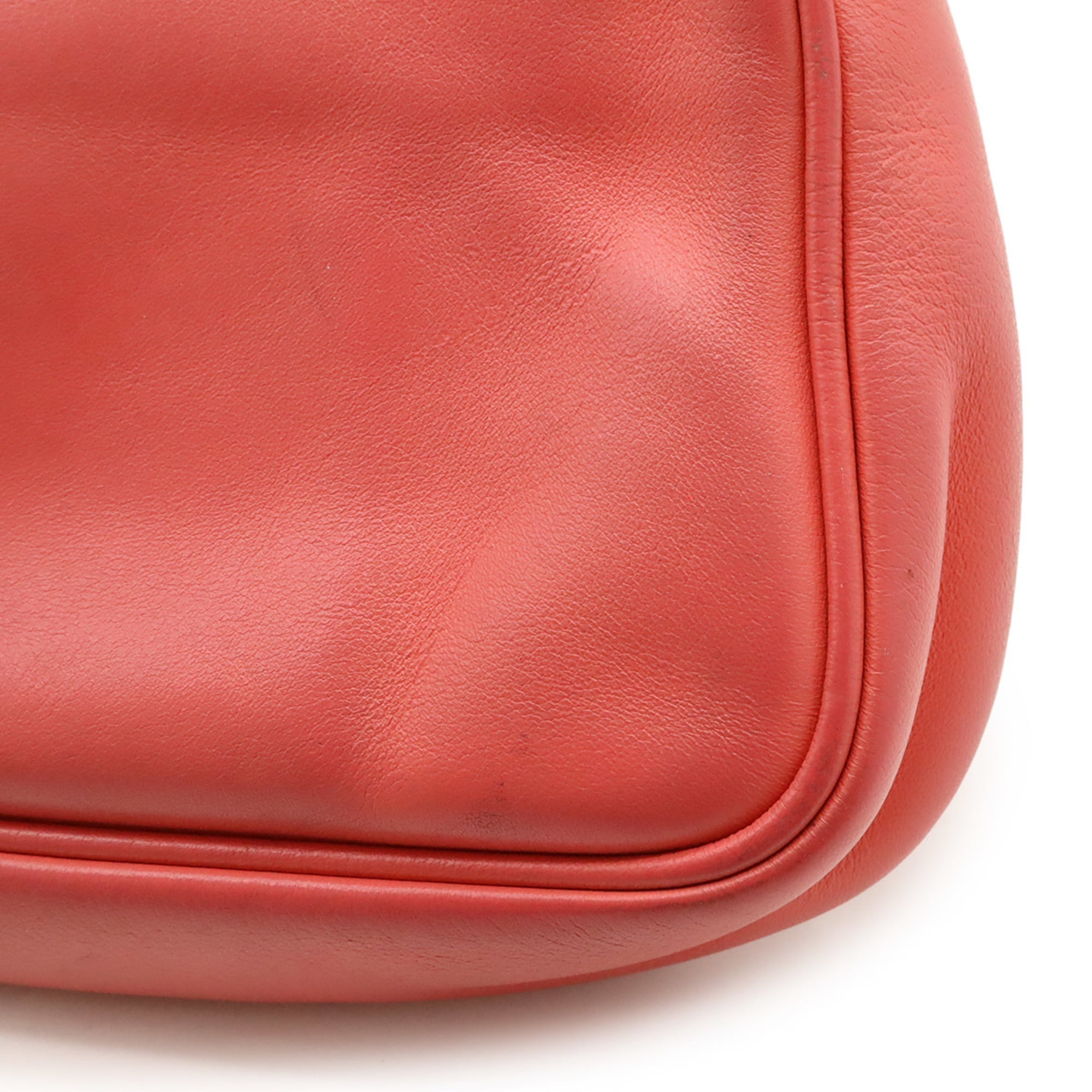 Fendi Pink Leather Clutch Bag Shoulder Bag (Pre-Owned)