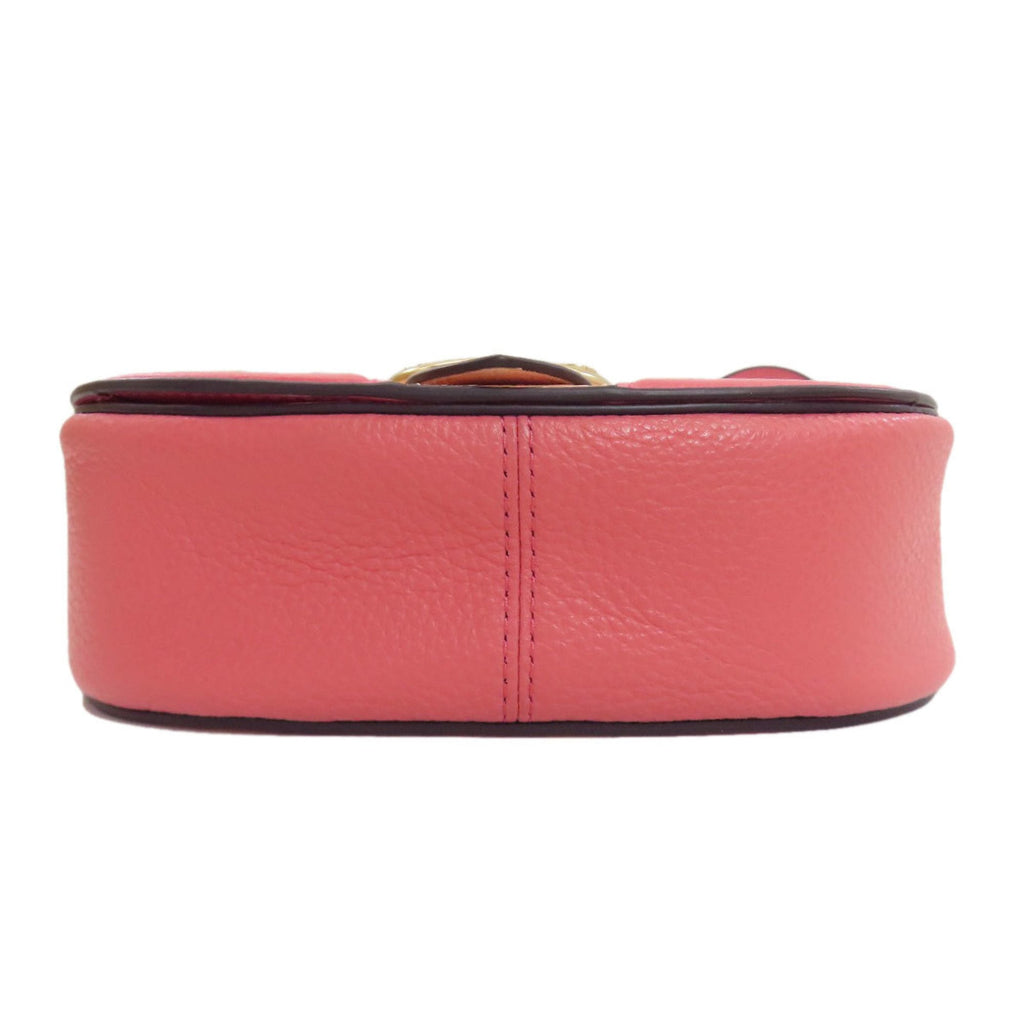 Coach Pink Leather Shoulder Bag (Pre-Owned)