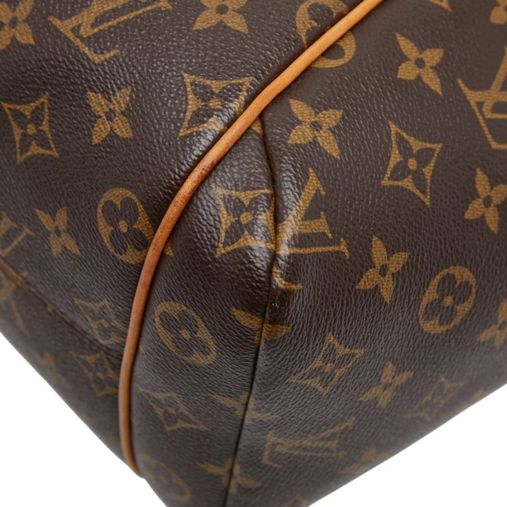 Louis Vuitton Brown Pvc Leather Shoulder Bag Tote Bag (Pre-Owned)
