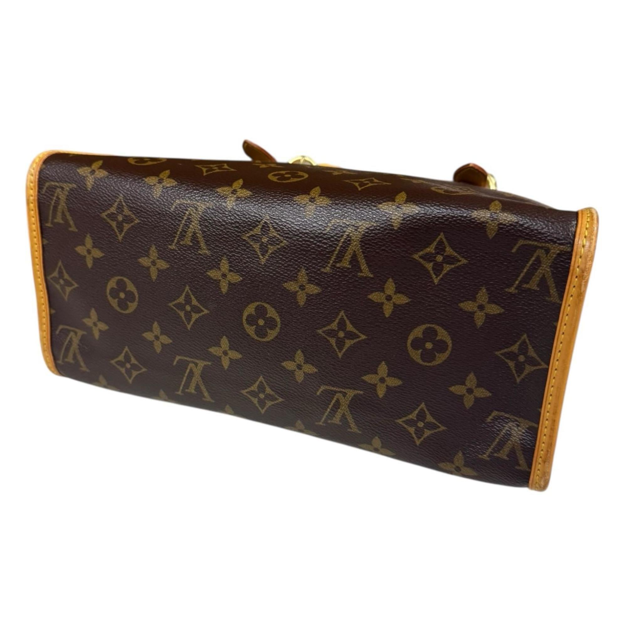 Louis Vuitton Brown Monogram Canvas Shoulder Bag (Pre-Owned)