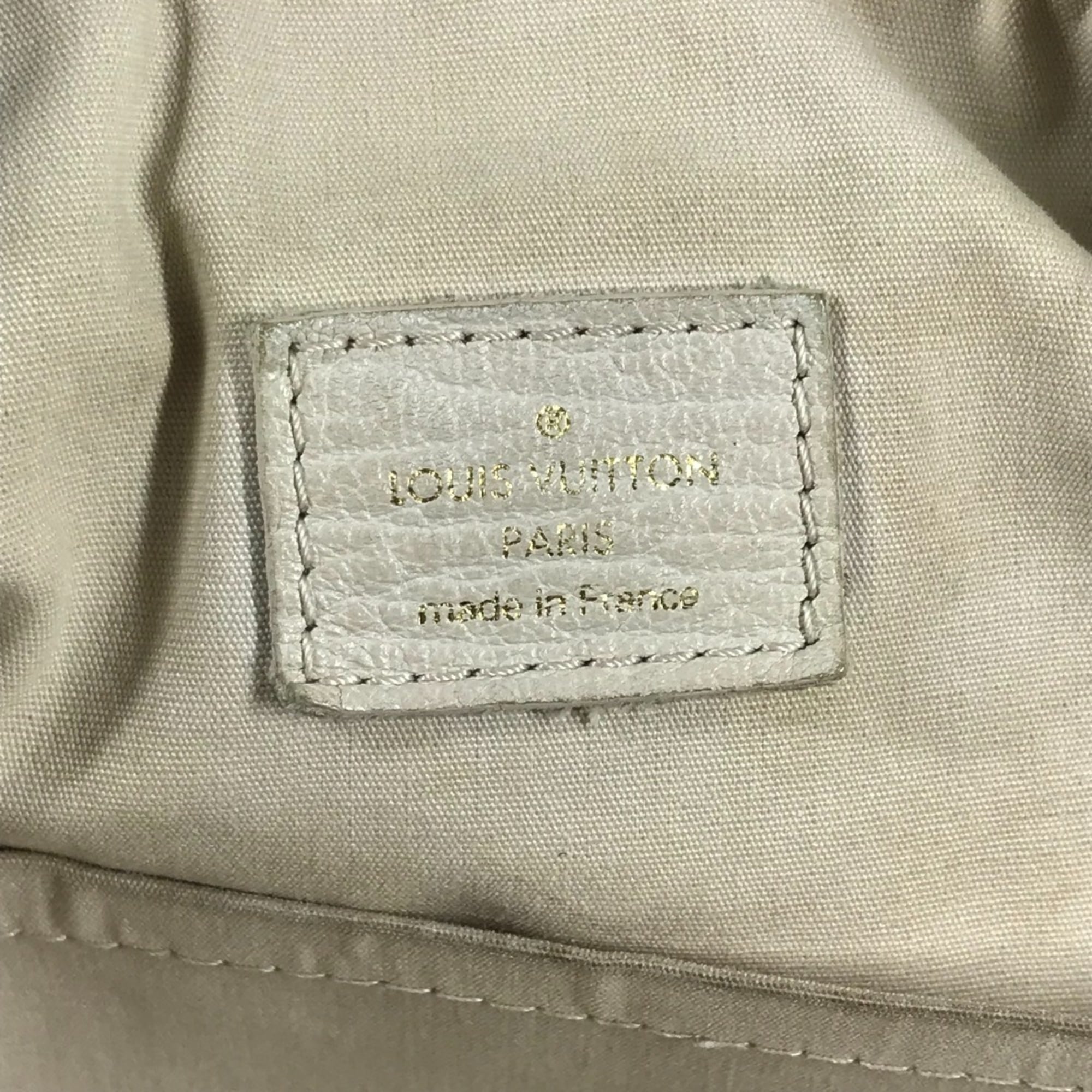 Louis Vuitton Monogram Mini Lin Beige White Monogram Mini Lin Handbag Tote Bag (Pre-Owned)