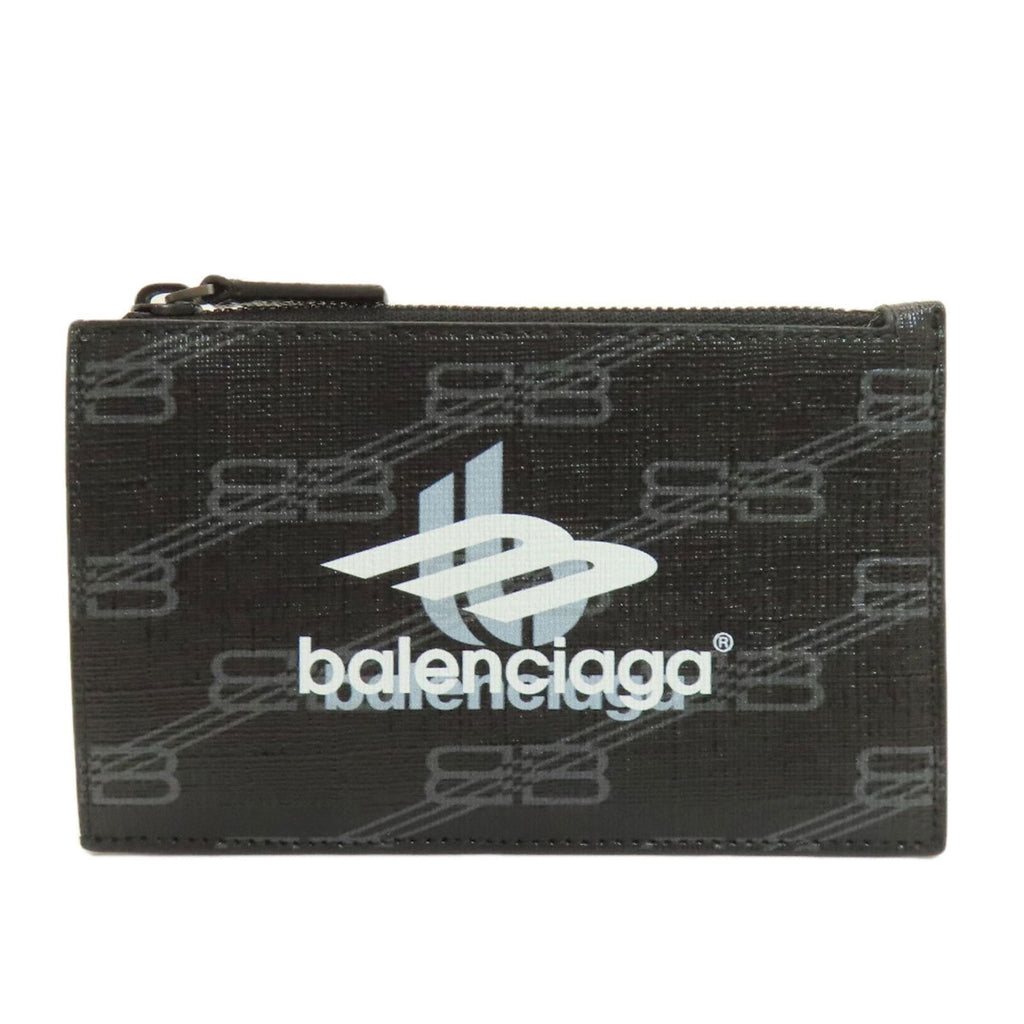 Balenciaga Black Pvc Coin Purse/Coin Case (Pre-Owned)