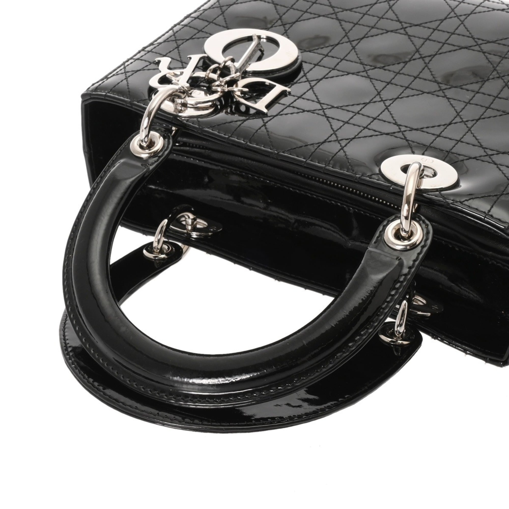 Christian Dior Black Leather Handbag (Pre-Owned)