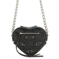 Balenciaga Black Leather Shoulder Bag (Pre-Owned)