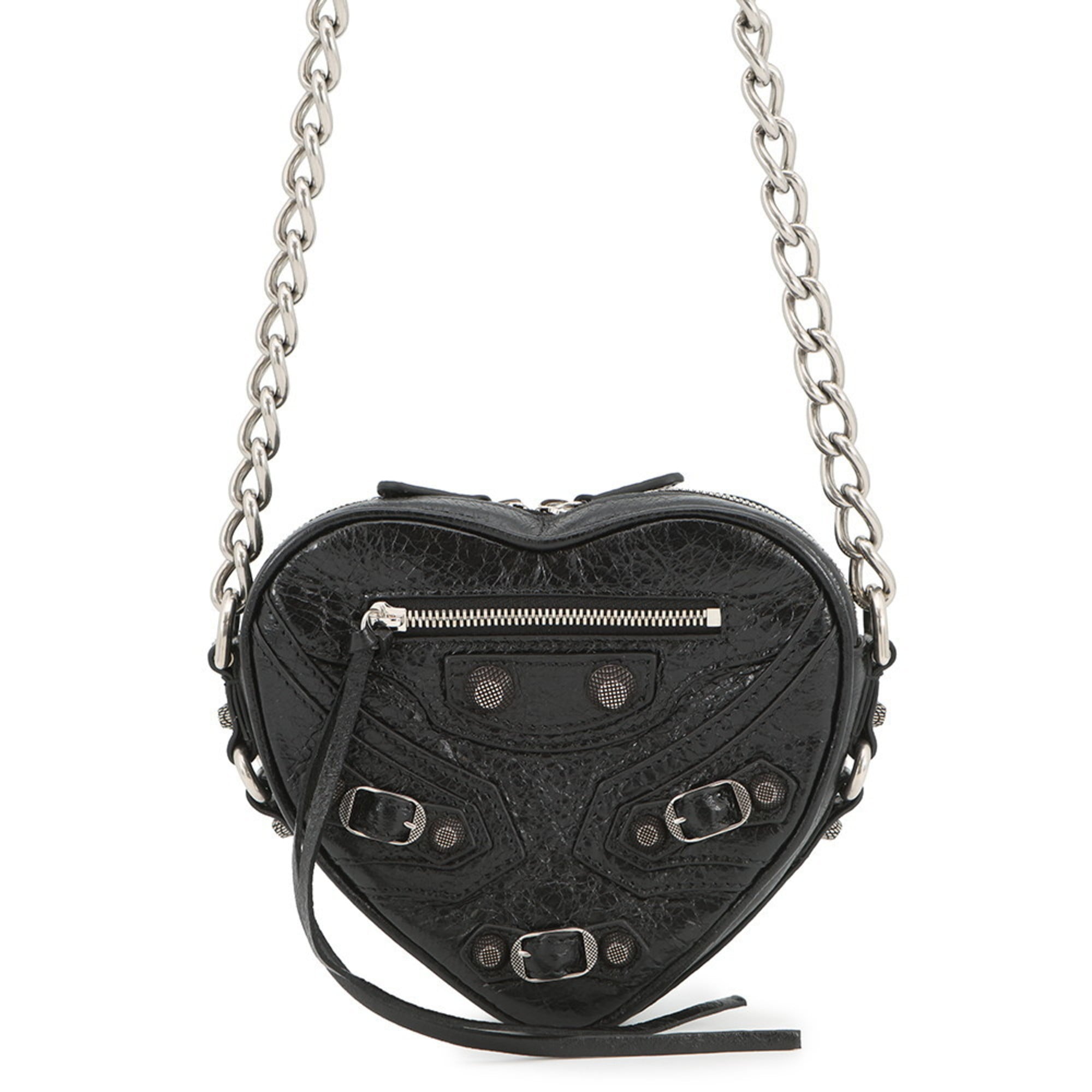 Balenciaga Black Leather Shoulder Bag (Pre-Owned)