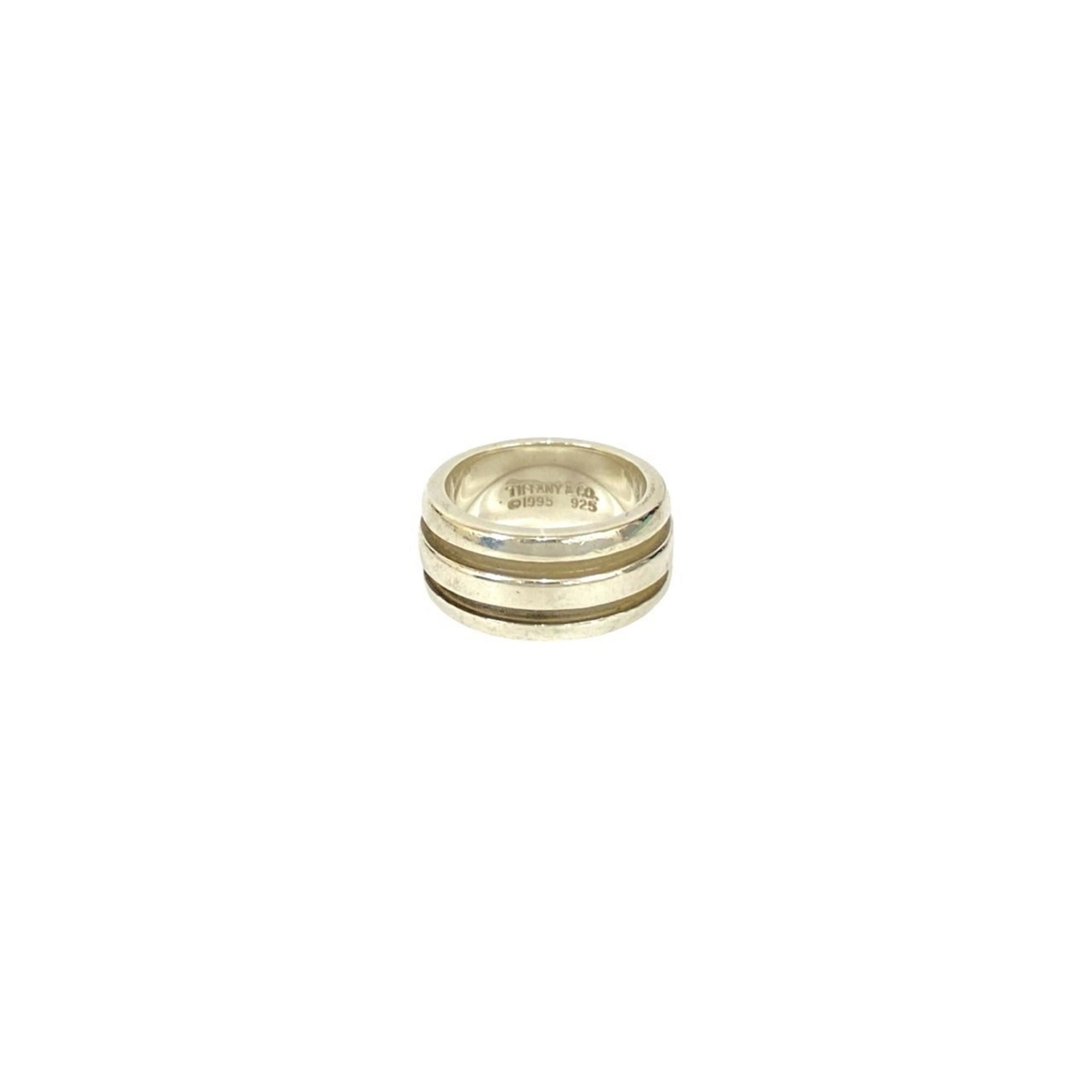 Tiffany Silver Silver 950 Band Ring (Pre-Owned)