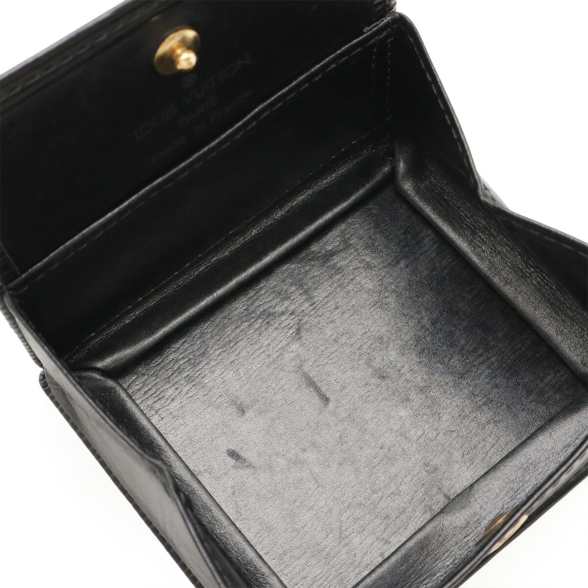 Louis Vuitton Epi Black Noir Epi Leather Coin Purse/Coin Case (Pre-Owned)